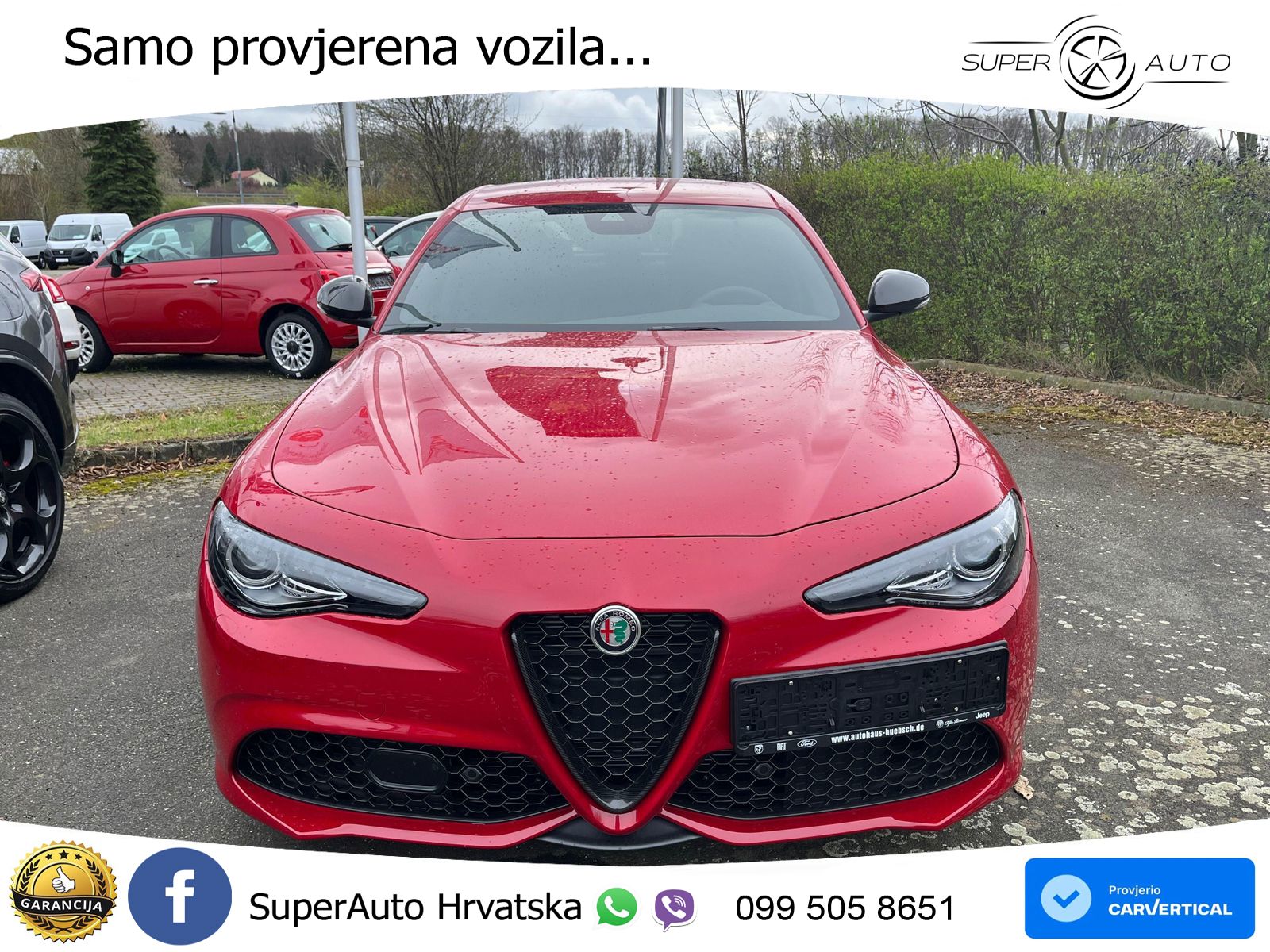 Alfa Romeo Giulia 2.2 MultiJet II (210 KS) Q4 Automatic LED+GR SJED+ACC