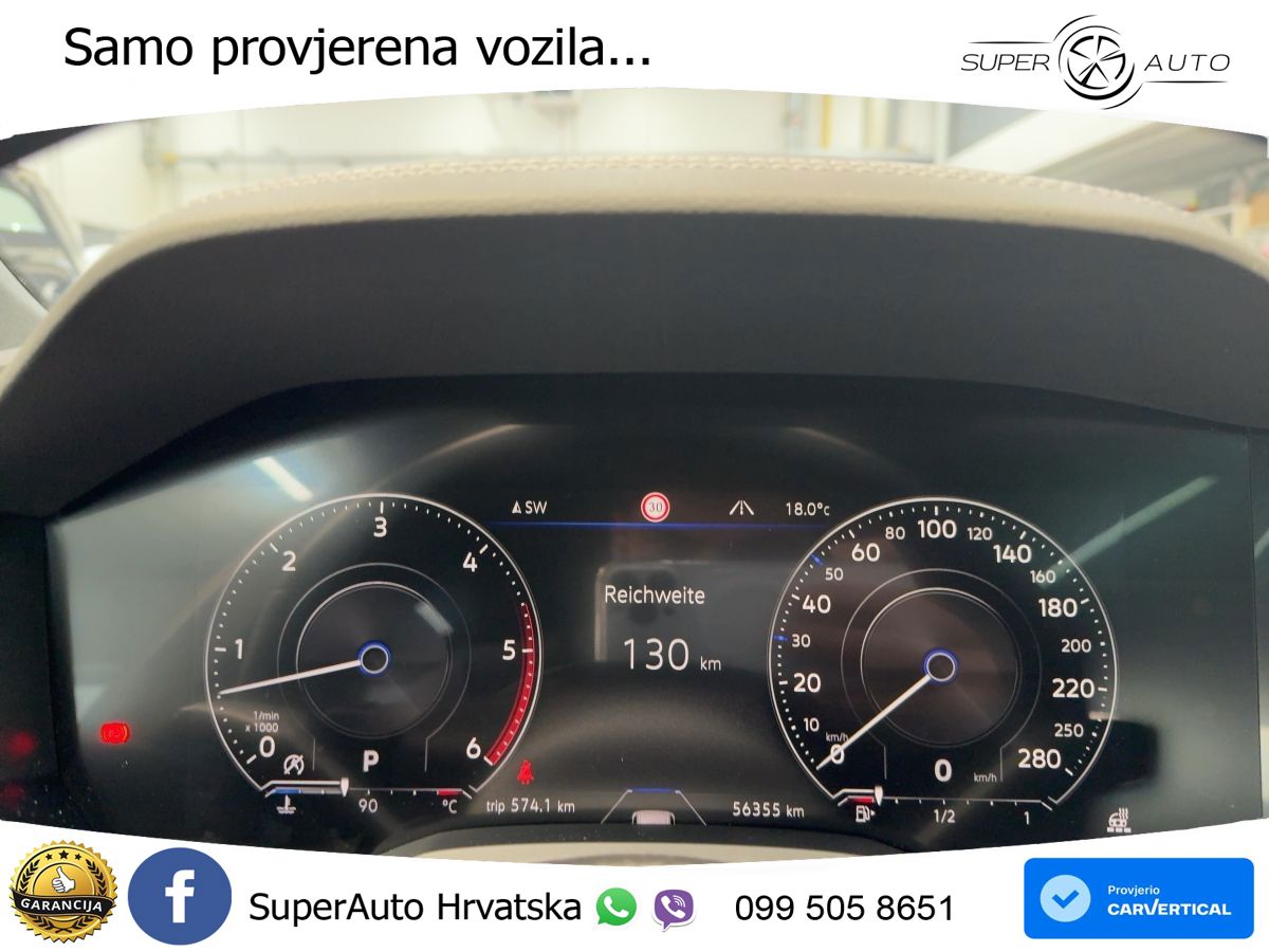 Volkswagen Touareg 3.0 V6 TDI (286 KS) 4MOTION Tiptronic R-Line ZRAČNI+ACC+GR SJED+KAM+PANO