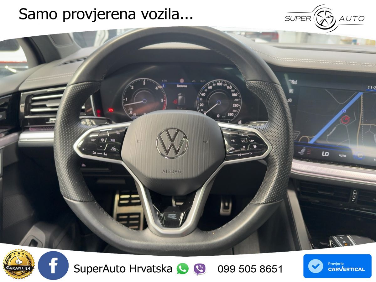 Volkswagen Touareg 3.0 V6 TDI (286 KS) 4MOTION Tiptronic R-Line ZRAČNI+ACC+GR SJED+KAM+PANO