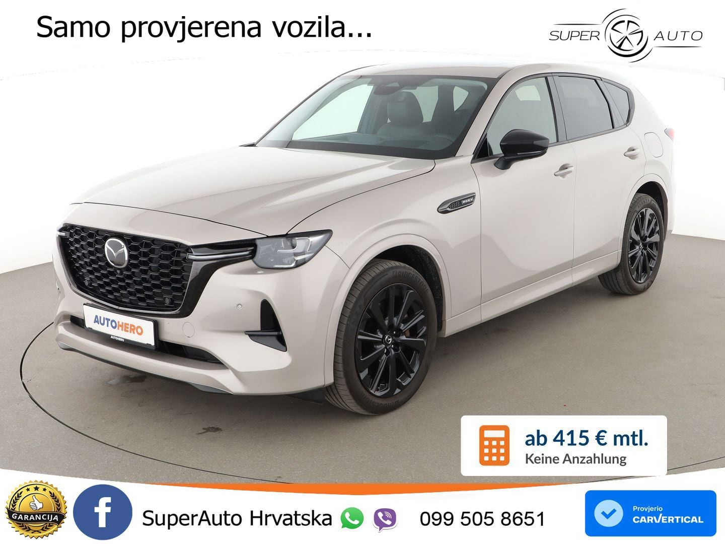 Mazda CX-60 2.5 e-Skyactiv (328 KS) AWD Automatic LED+GR SJED+ACC