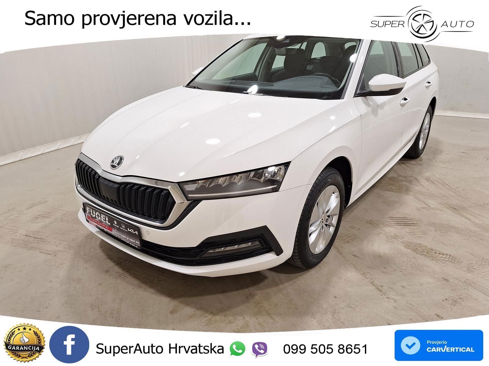 Škoda Octavia Combi 2.0 TDI (150 KS) LED+GR SJED+ACC