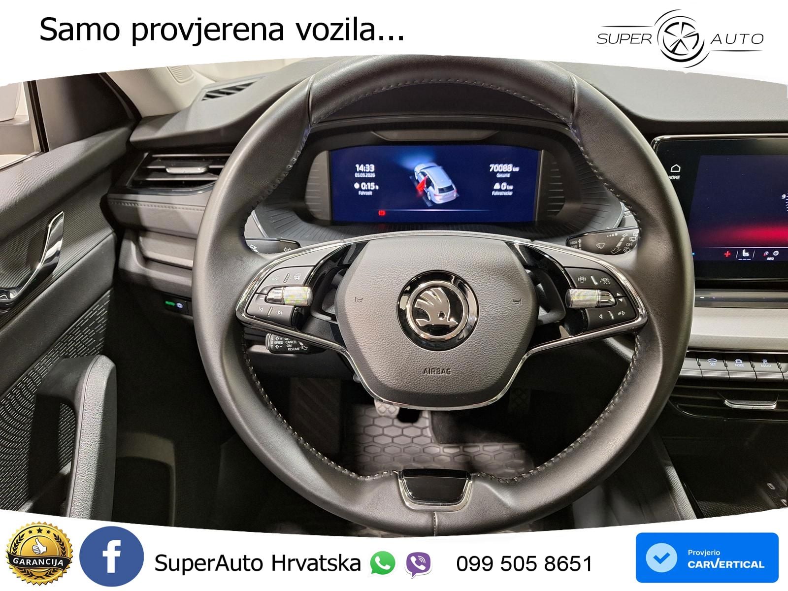 Škoda Octavia Combi 2.0 TDI (150 KS) LED+GR SJED+ACC