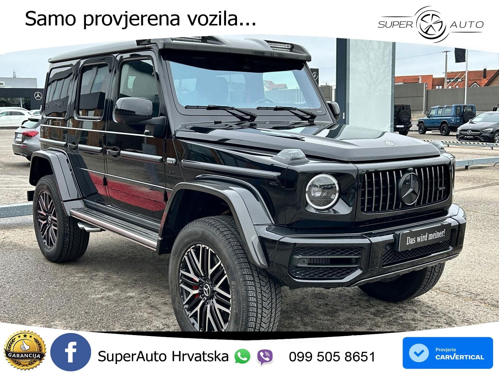 Mercedes AMG G 63 Long V8 (585 KS) 4MATIC 9G-TRONIC AMG SPEEDSHIFT TCT LED+GR SJED+ACC