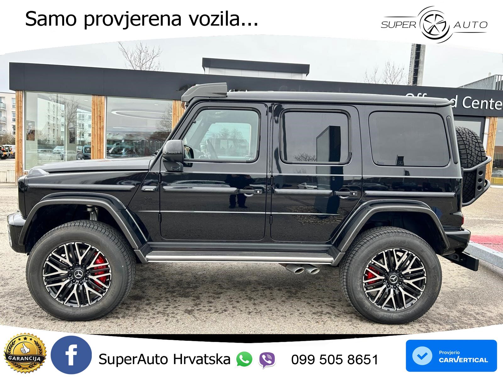 Mercedes AMG G 63 Long V8 (585 KS) 4MATIC 9G-TRONIC AMG SPEEDSHIFT TCT LED+GR SJED+ACC