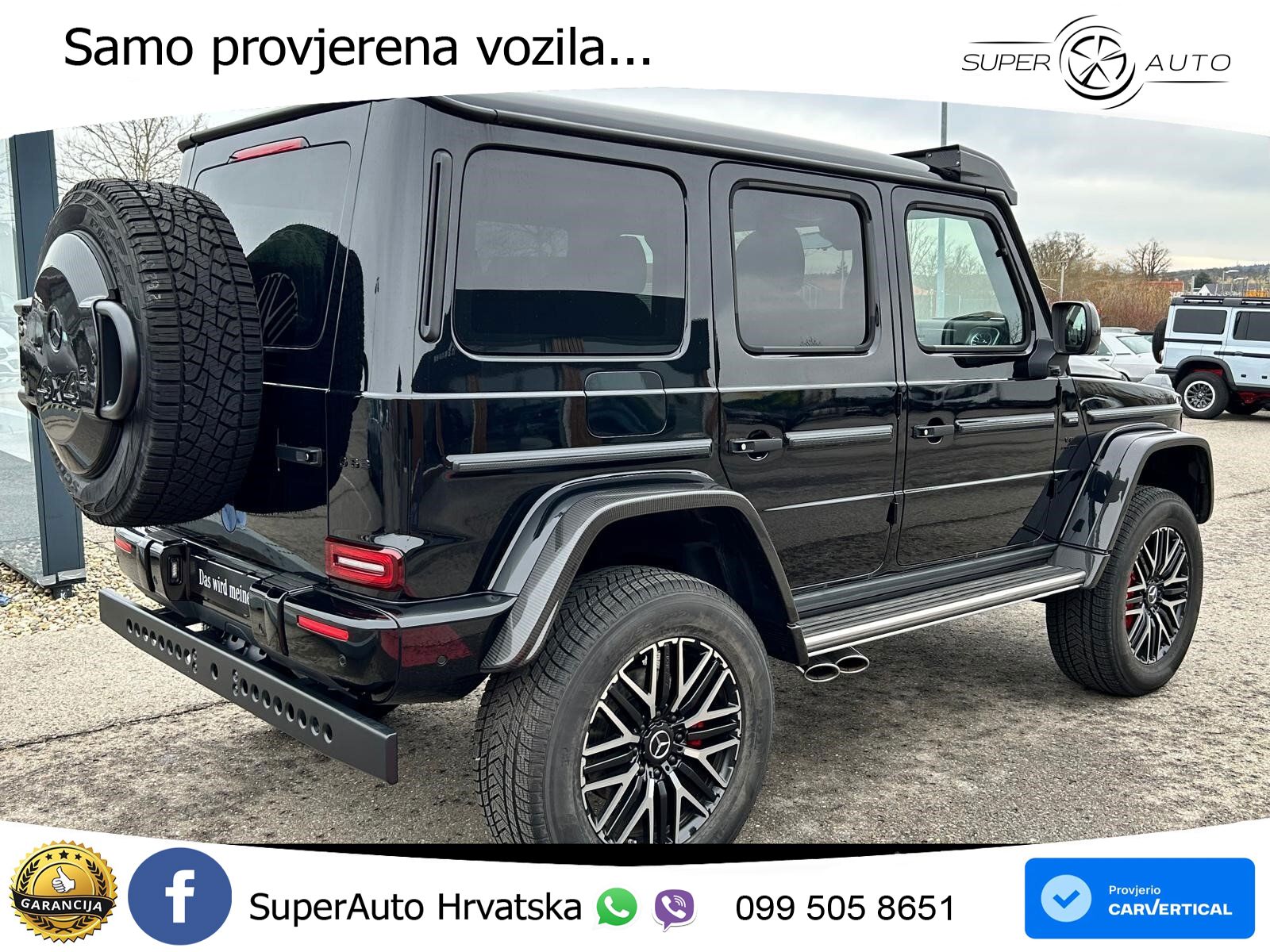 Mercedes AMG G 63 Long V8 (585 KS) 4MATIC 9G-TRONIC AMG SPEEDSHIFT TCT LED+GR SJED+ACC
