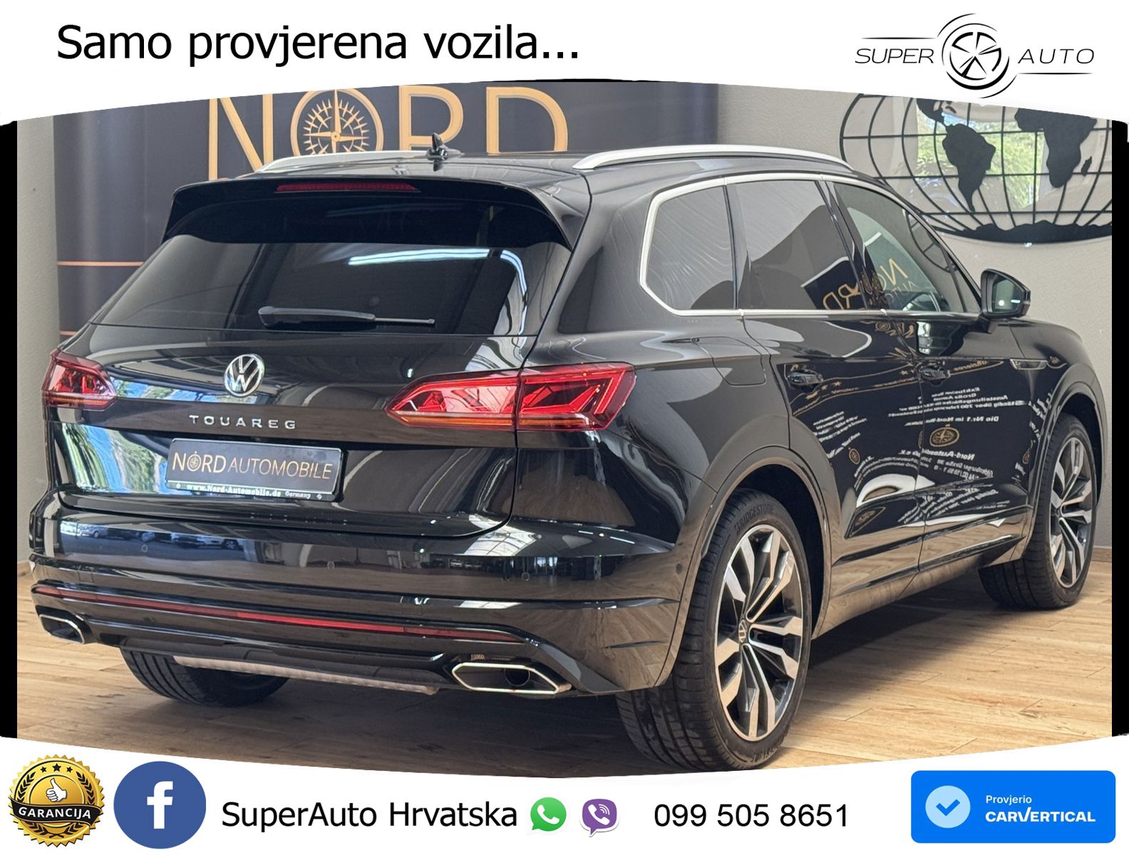 Volkswagen Touareg 3.0 V6 TDI (231 KS) 4MOTION Tiptronic R-Line ZRAČNI+ACC+GR SJED+KAM+PANO