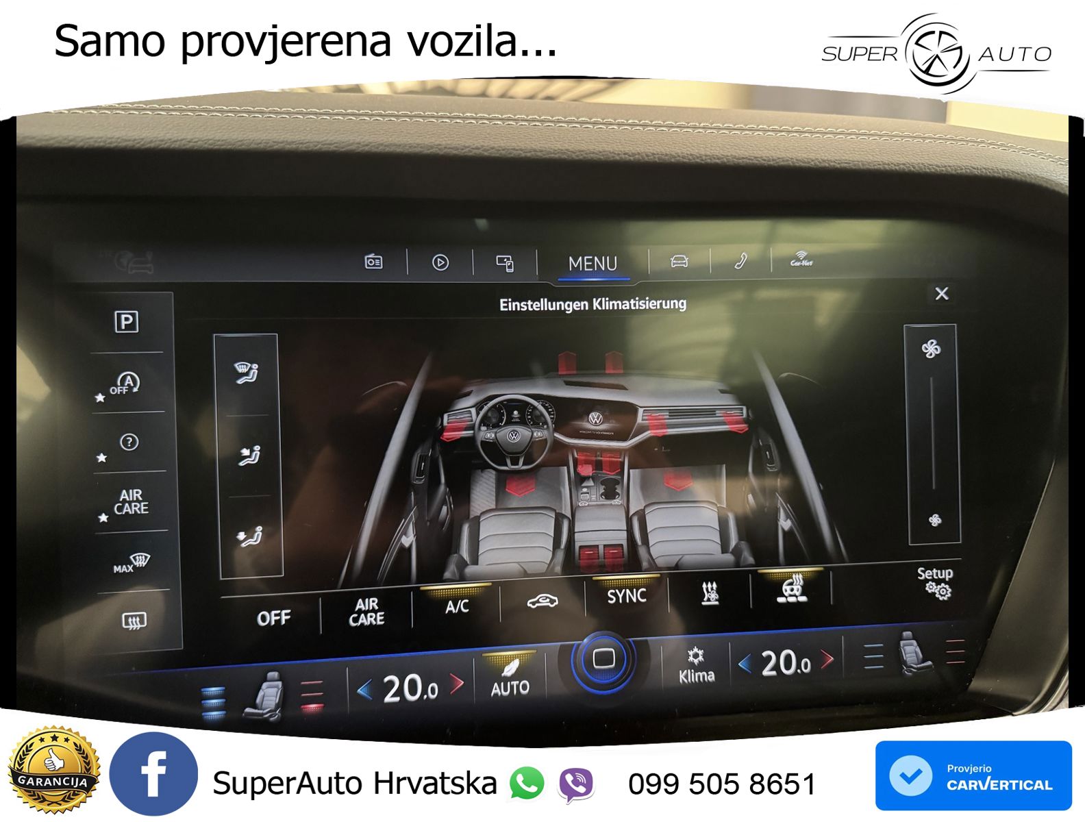 Volkswagen Touareg 3.0 V6 TDI (231 KS) 4MOTION Tiptronic R-Line ZRAČNI+ACC+GR SJED+KAM+PANO