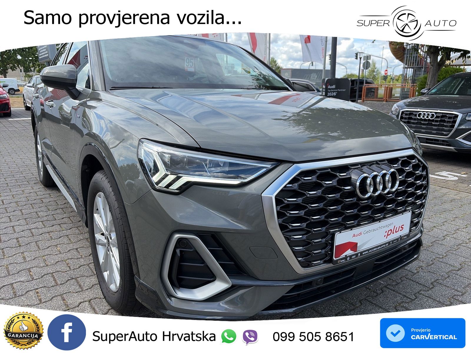 Audi Q3 II Sportback 35 TFSI (150 KS) S tronic S line LED+GR SJED+ACC