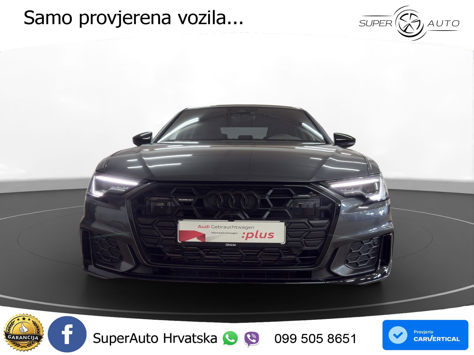 Audi A6 50 TFSIe (299 KS) quattro ultra S tronic S line MATRIX+GR SJED+KAM