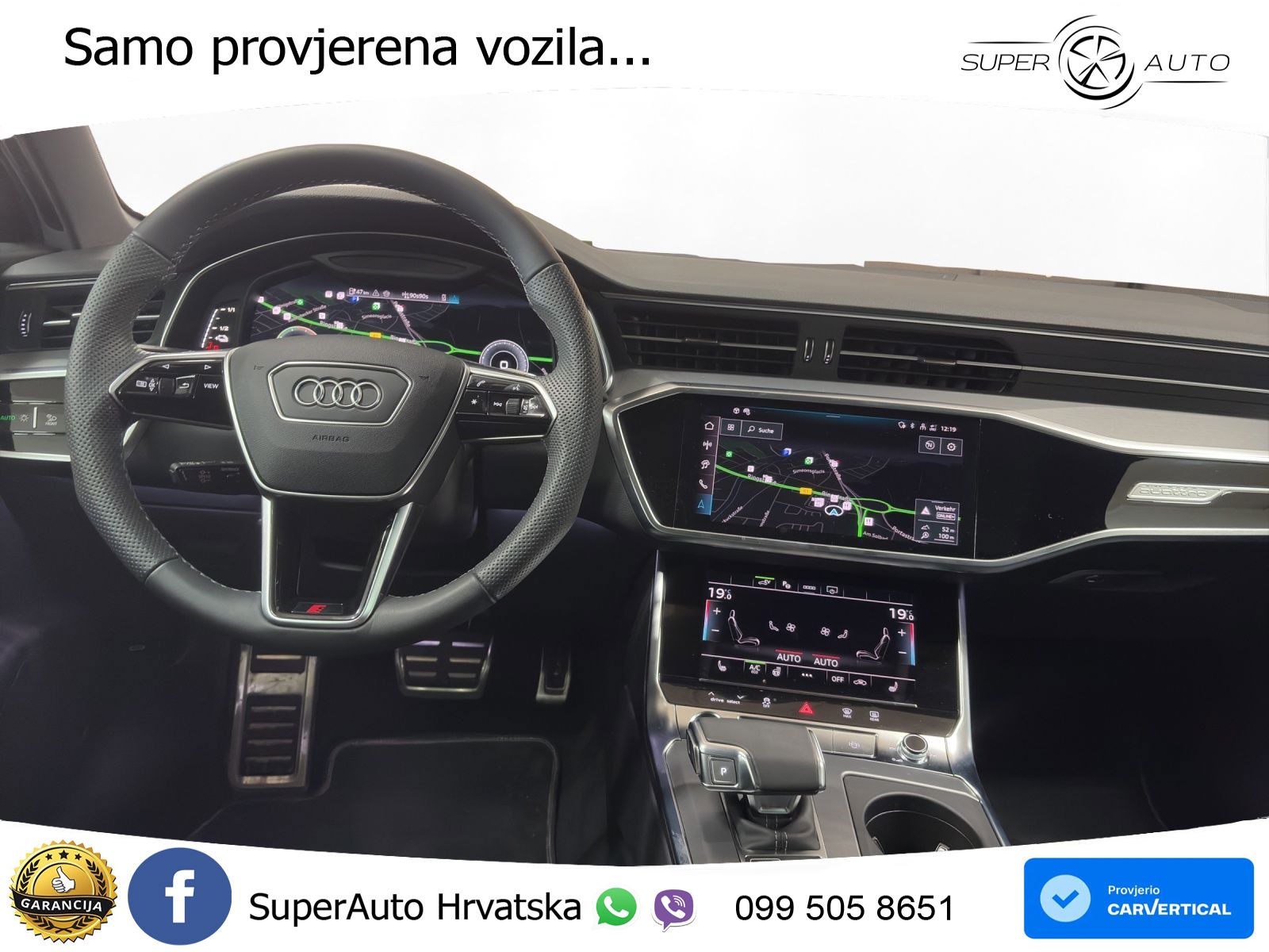 Audi A6 50 TFSIe (299 KS) quattro ultra S tronic S line MATRIX+GR SJED+KAM