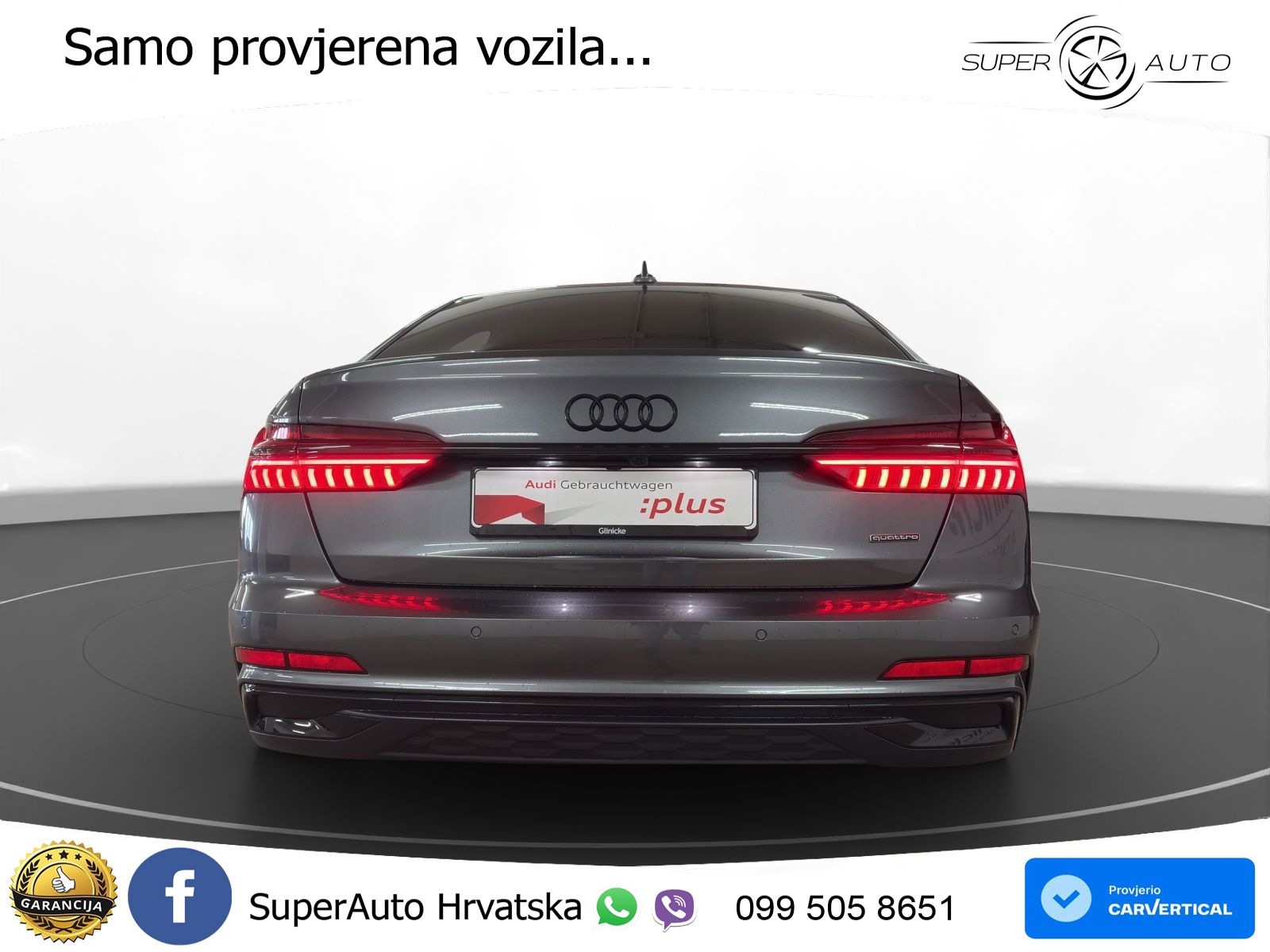 Audi A6 50 TFSIe (299 KS) quattro ultra S tronic S line MATRIX+GR SJED+KAM