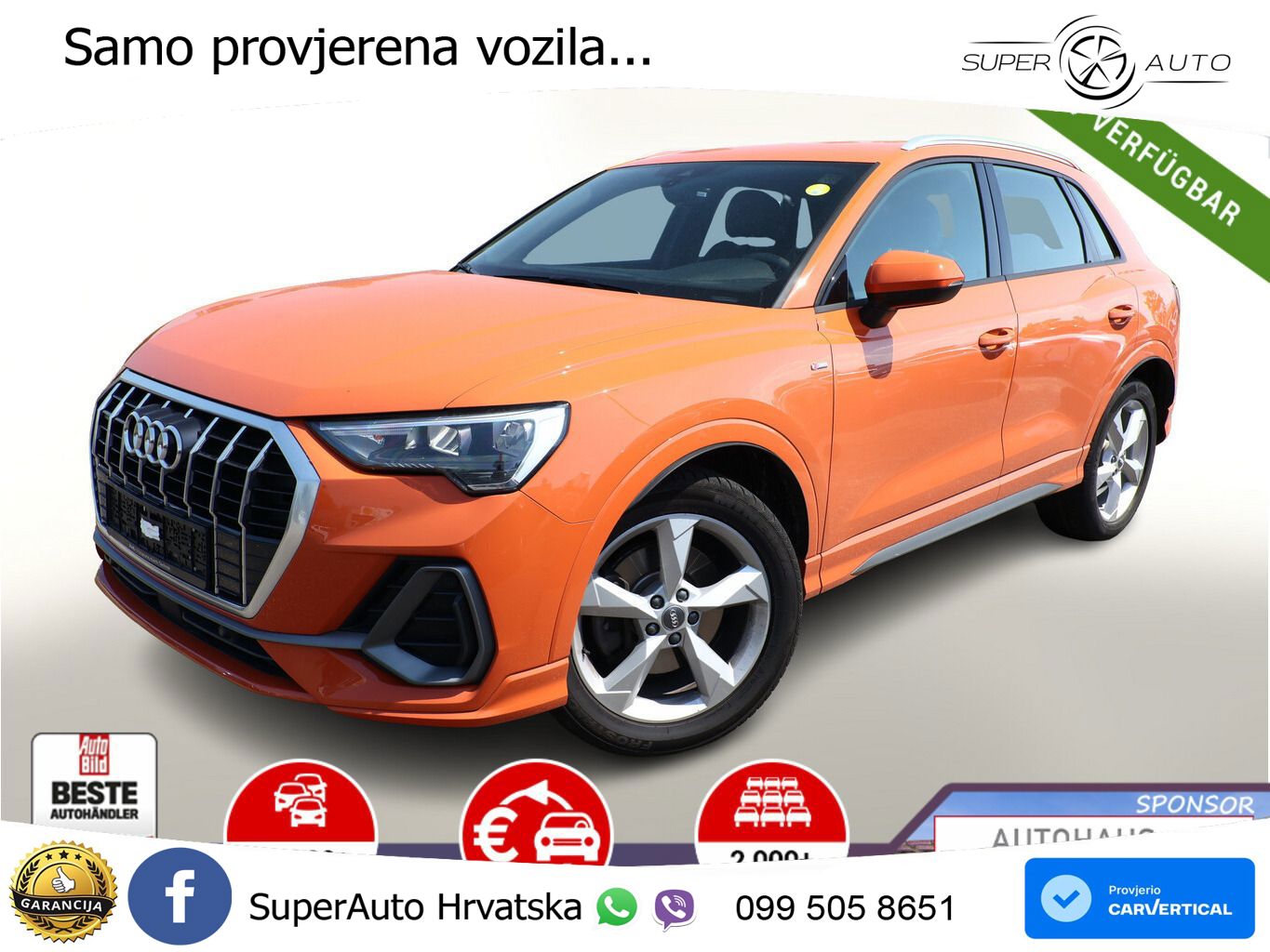 Audi Q3 40 TDI (190 KS) quattro S tronic S line