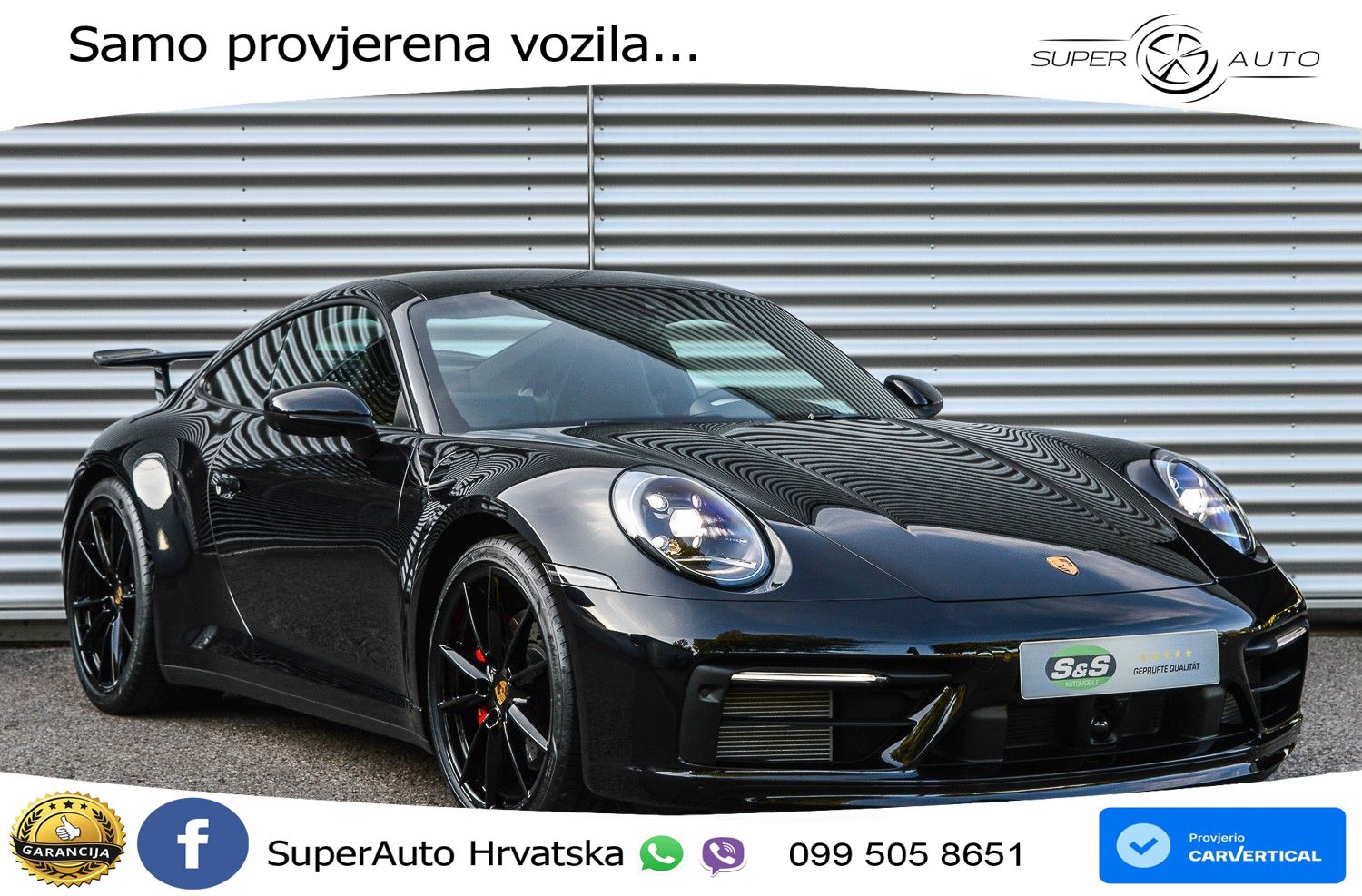 Porsche 911 Carrera S 3.0 (450 KS) PDK LED+GR SJED+ACC