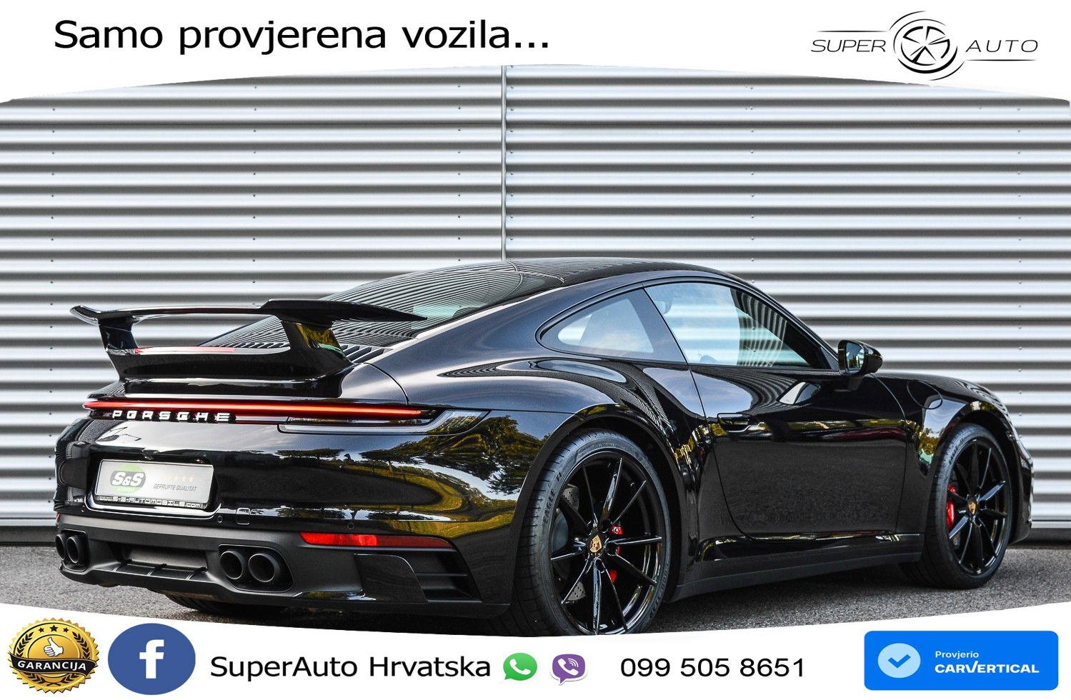 Porsche 911 Carrera S 3.0 (450 KS) PDK LED+GR SJED+ACC