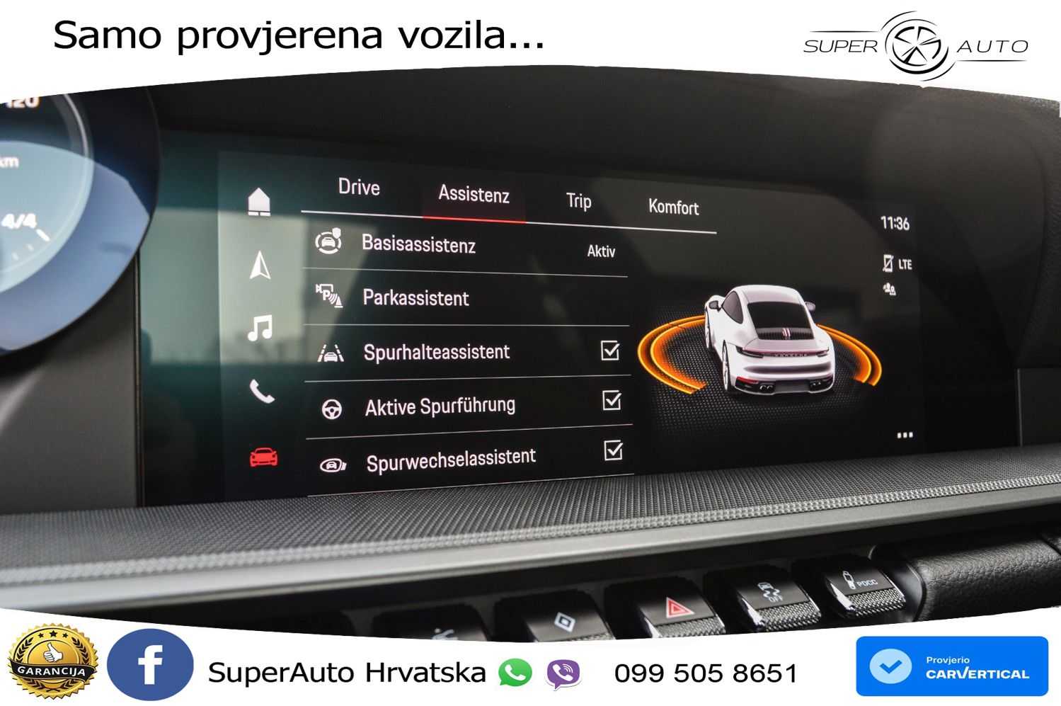 Porsche 911 Carrera S 3.0 (450 KS) PDK LED+GR SJED+ACC