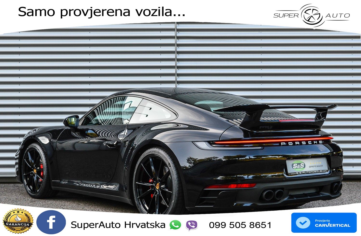 Porsche 911 Carrera S 3.0 (450 KS) PDK LED+GR SJED+ACC