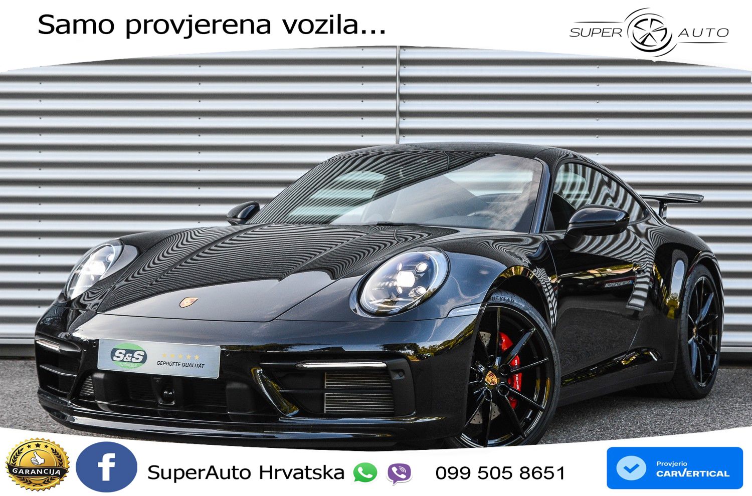 Porsche 911 Carrera S 3.0 (450 KS) PDK LED+GR SJED+ACC
