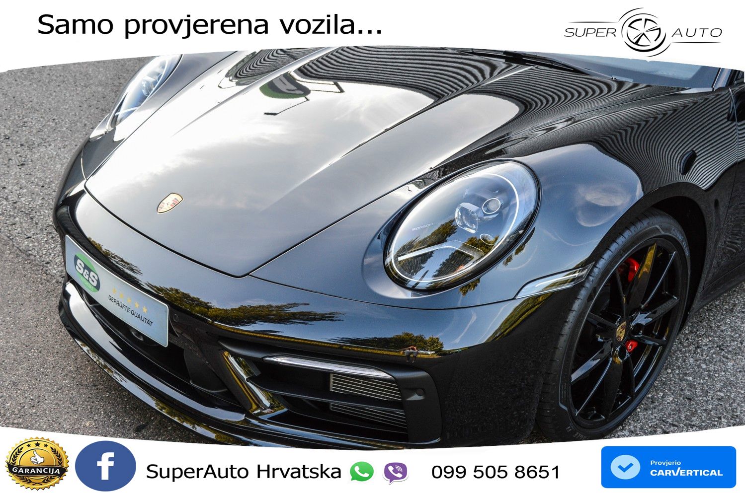 Porsche 911 Carrera S 3.0 (450 KS) PDK LED+GR SJED+ACC