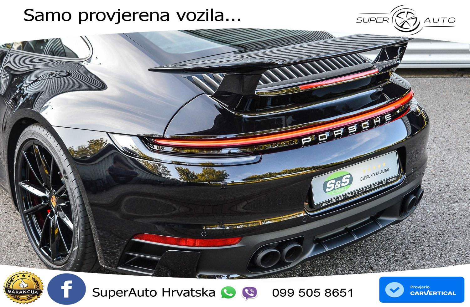Porsche 911 Carrera S 3.0 (450 KS) PDK LED+GR SJED+ACC