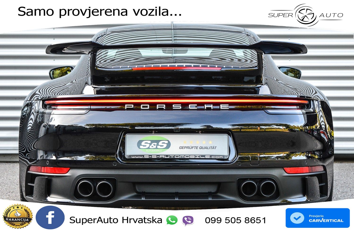 Porsche 911 Carrera S 3.0 (450 KS) PDK LED+GR SJED+ACC