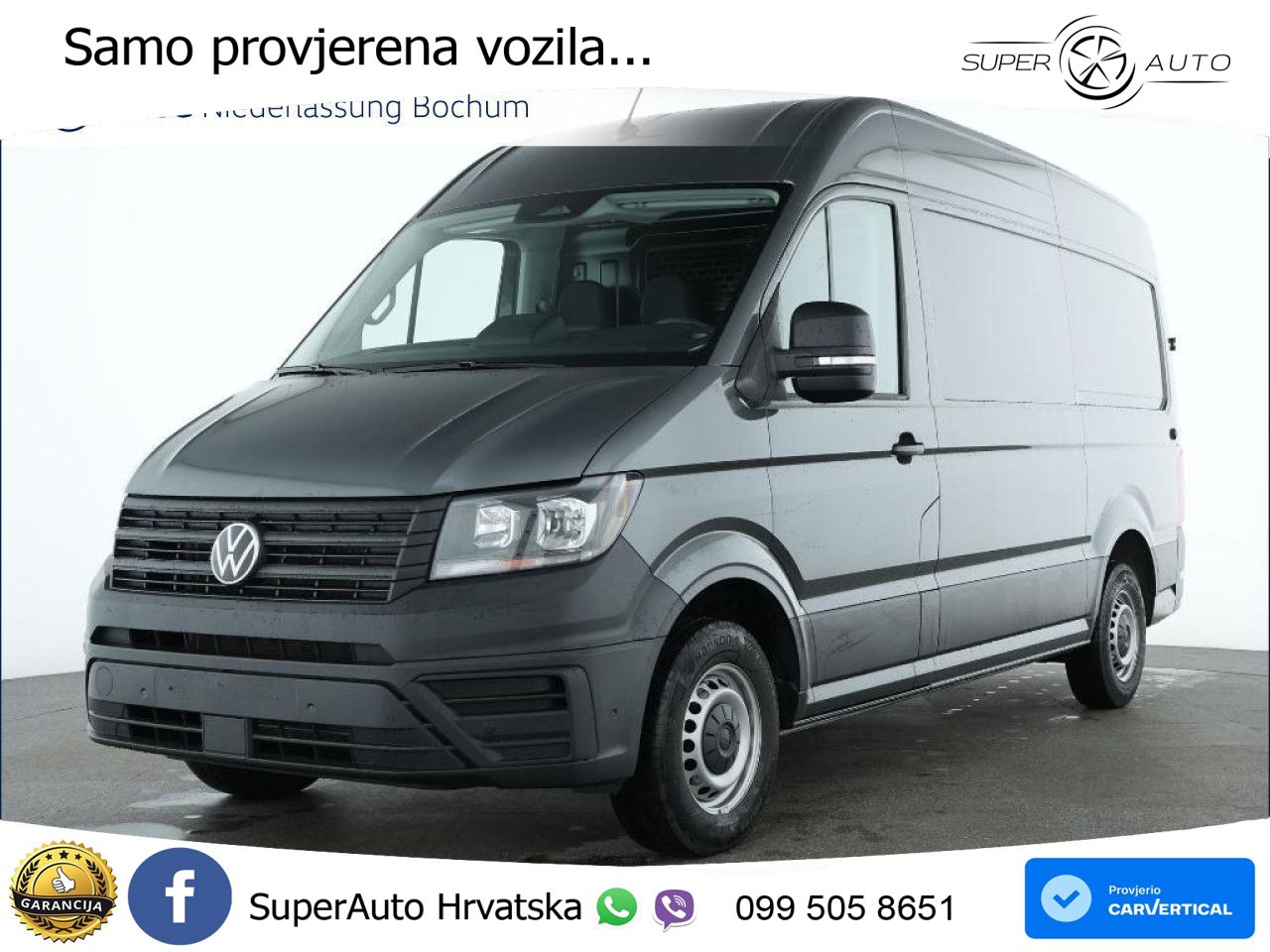 Volkswagen Crafter Kasten mittel AHK Klima Kamera 5 Jahre 140 KS