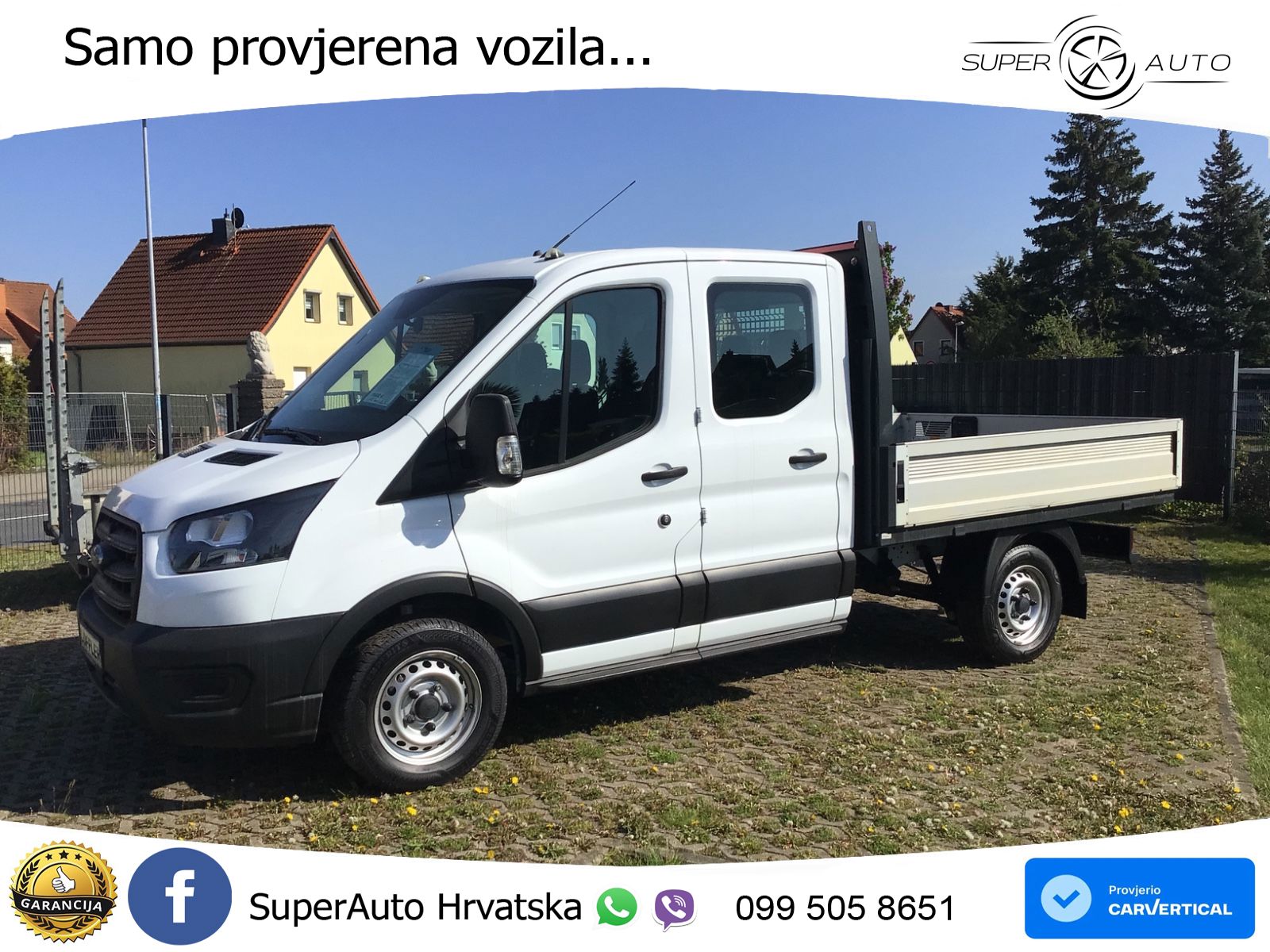 Ford Transit Pritsche 310 L2 Doppelkabine Basis AHK 131 KS