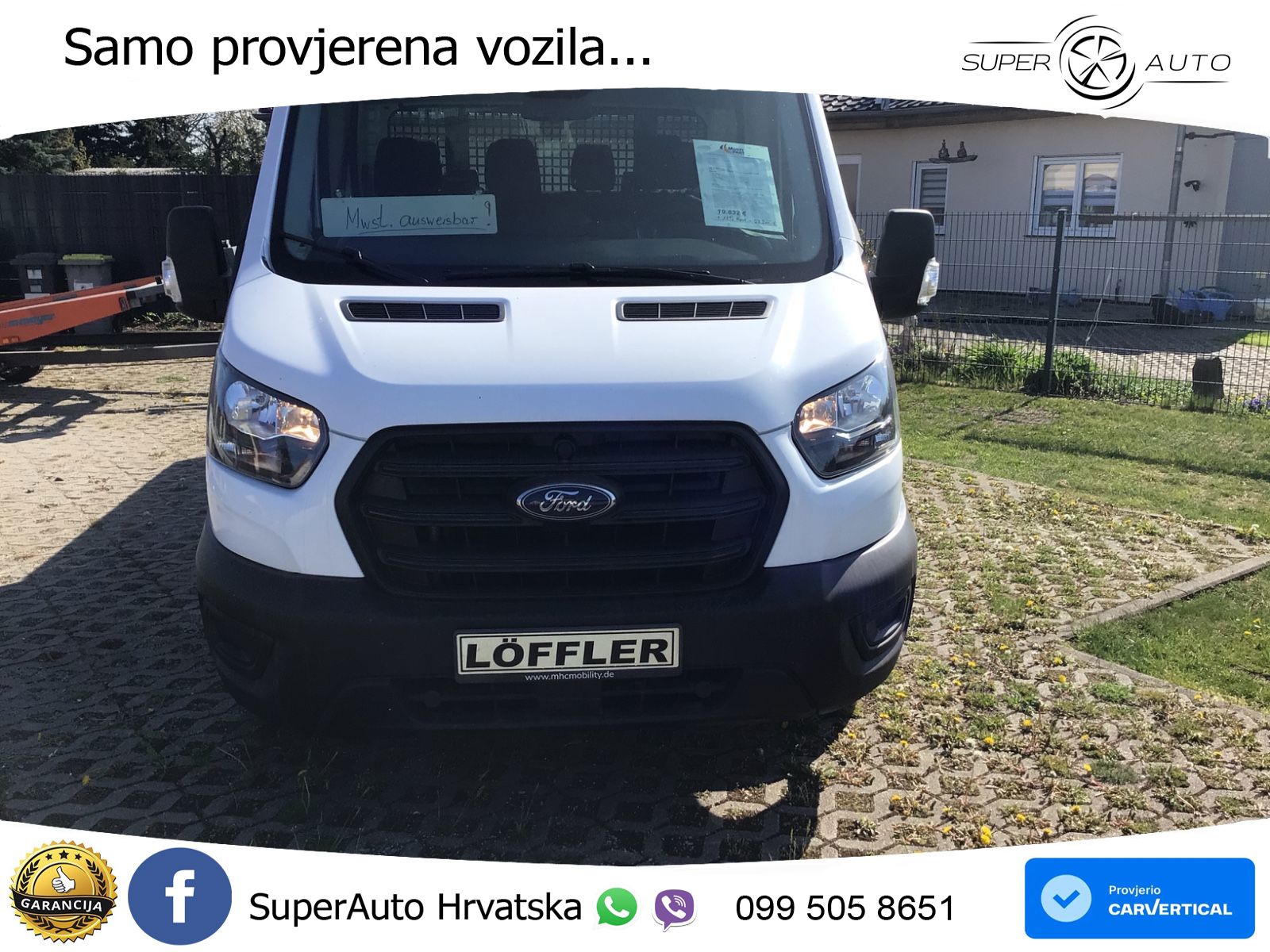Ford Transit Pritsche 310 L2 Doppelkabine Basis AHK 131 KS