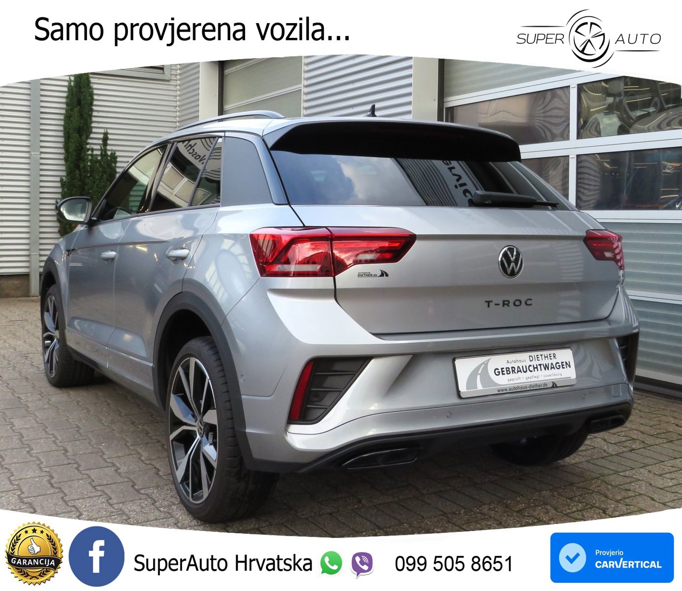 Volkswagen T-Roc 1.5 TSI (150 KS) DSG LED+GR SJED+ACC