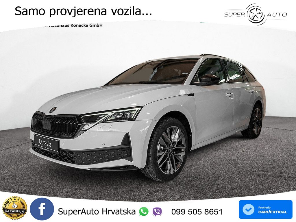 Škoda Octavia Combi 2.0 TDI (150 KS) DSG SportLine MATRIX+GR SJED+KAM