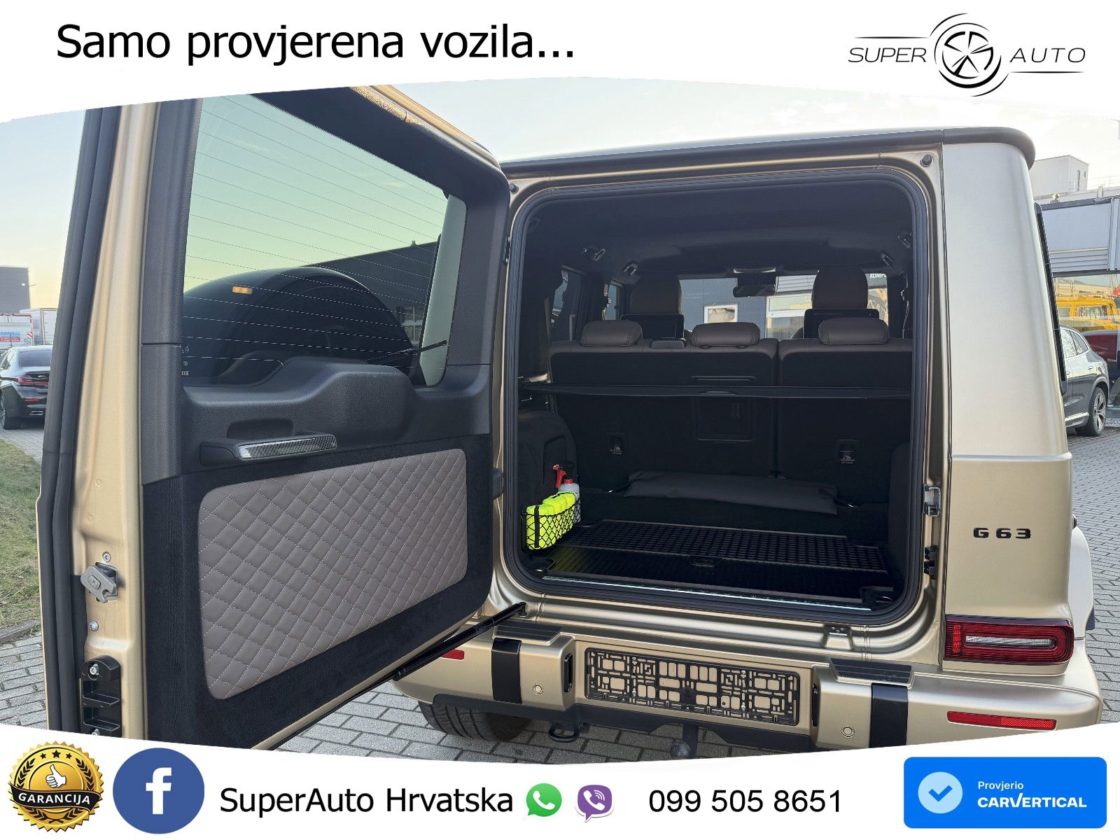 Mercedes AMG G 63 Long V8 (585 KS) 4MATIC 9G-TRONIC AMG SPEEDSHIFT PLUS Superior LED+GR SJED+ACC