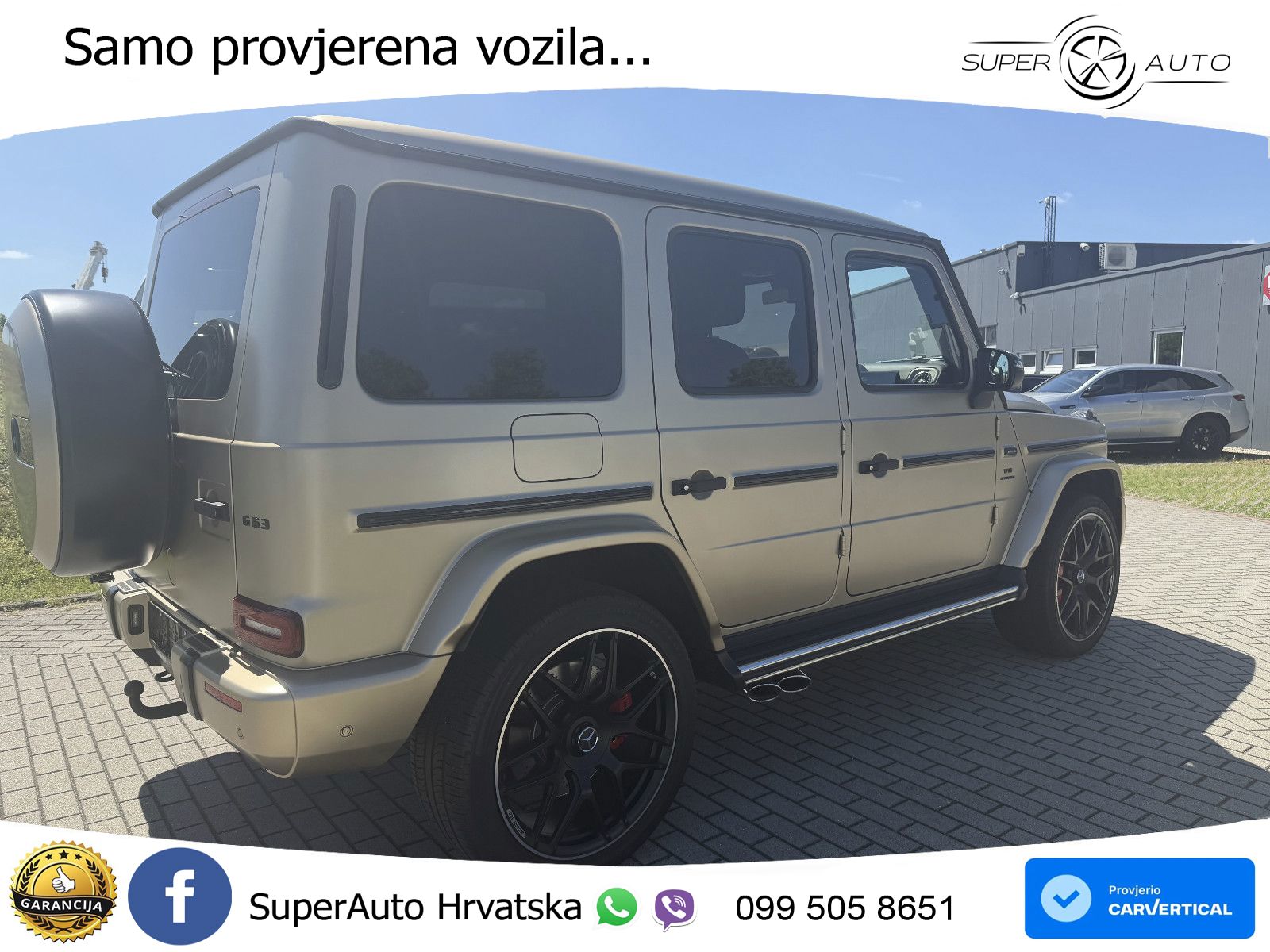 Mercedes AMG G 63 Long V8 (585 KS) 4MATIC 9G-TRONIC AMG SPEEDSHIFT PLUS Superior LED+GR SJED+ACC