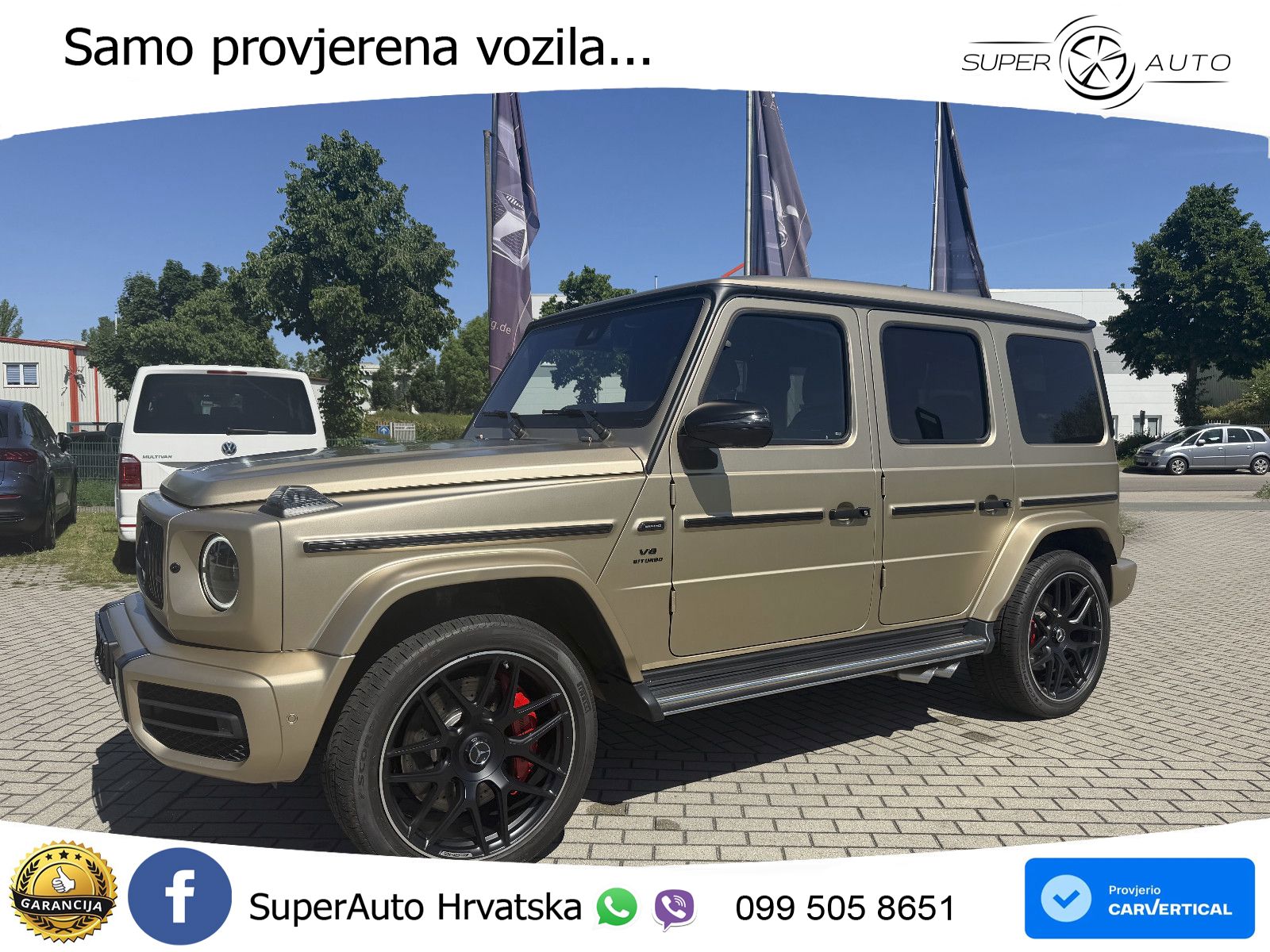 Mercedes AMG G 63 Long V8 (585 KS) 4MATIC 9G-TRONIC AMG SPEEDSHIFT PLUS Superior LED+GR SJED+ACC