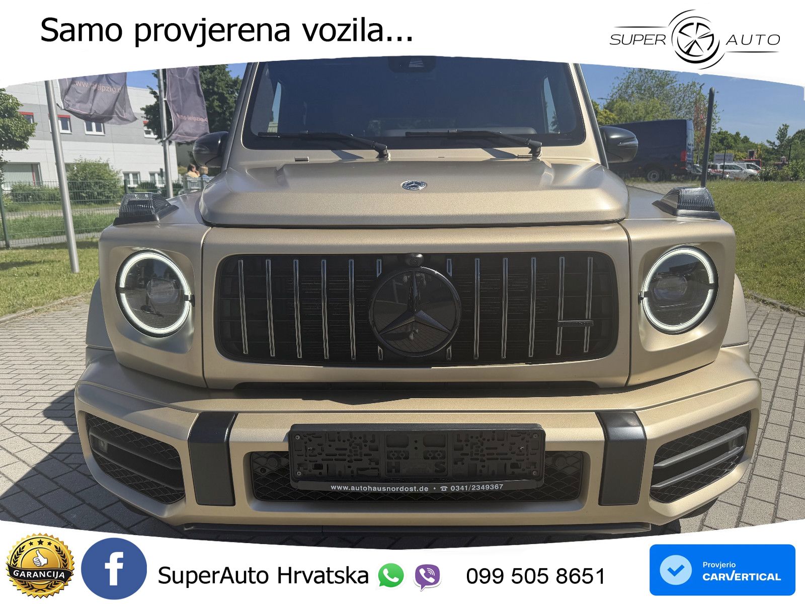 Mercedes AMG G 63 Long V8 (585 KS) 4MATIC 9G-TRONIC AMG SPEEDSHIFT PLUS Superior LED+GR SJED+ACC