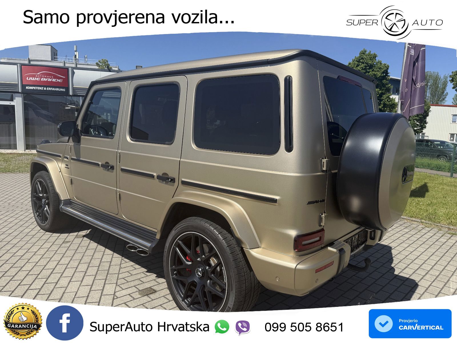 Mercedes AMG G 63 Long V8 (585 KS) 4MATIC 9G-TRONIC AMG SPEEDSHIFT PLUS Superior LED+GR SJED+ACC