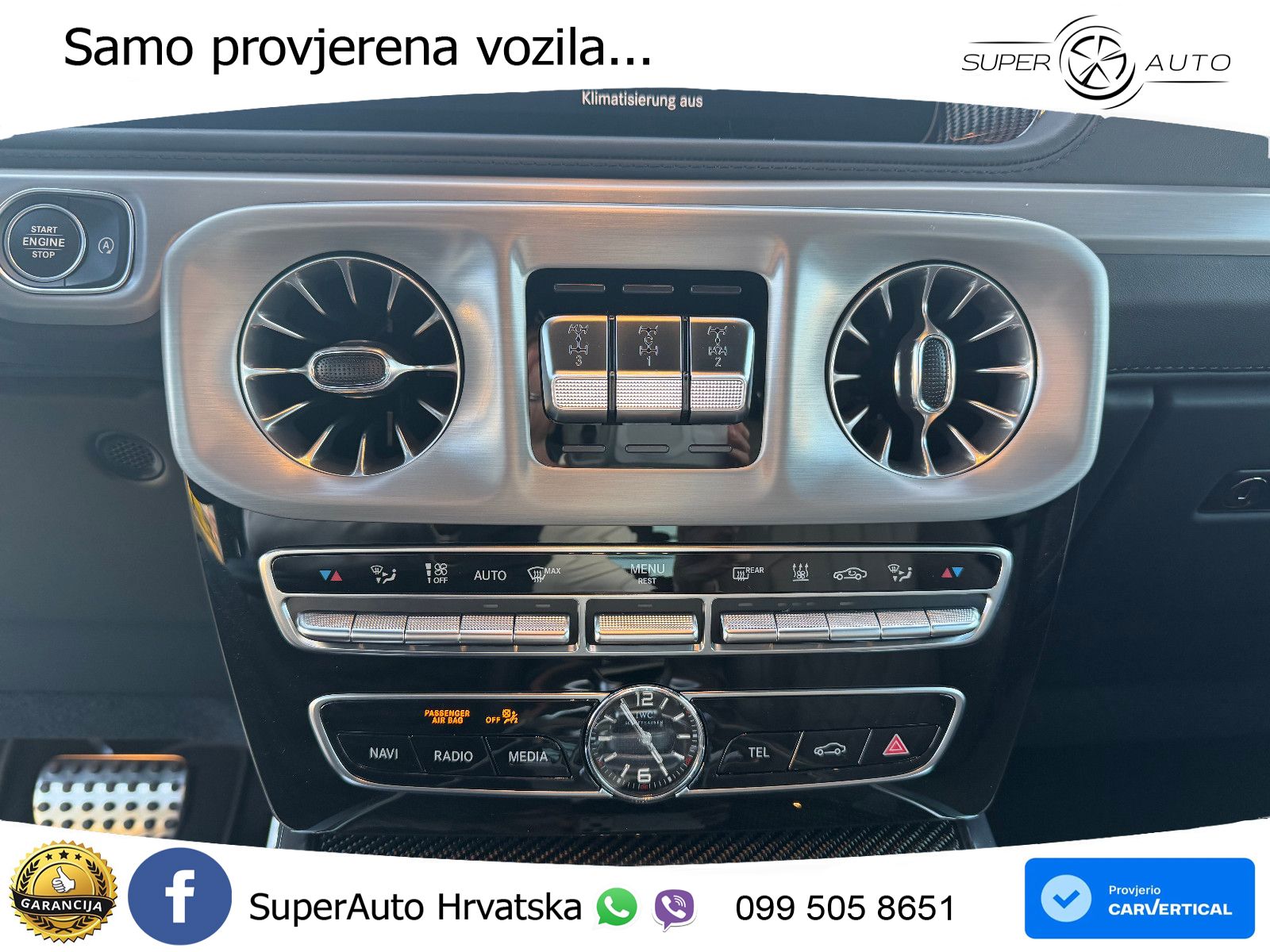 Mercedes AMG G 63 Long V8 (585 KS) 4MATIC 9G-TRONIC AMG SPEEDSHIFT PLUS Superior LED+GR SJED+ACC