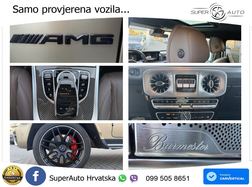 Mercedes AMG G 63 Long V8 (585 KS) 4MATIC 9G-TRONIC AMG SPEEDSHIFT PLUS Superior LED+GR SJED+ACC