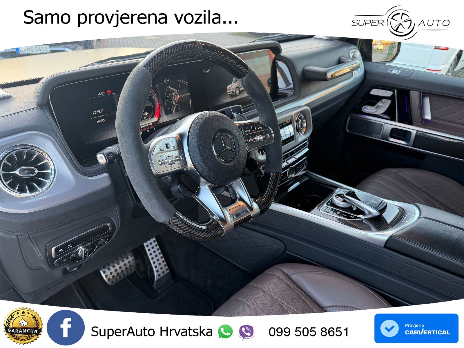 Mercedes AMG G 63 Long V8 (585 KS) 4MATIC 9G-TRONIC AMG SPEEDSHIFT PLUS Superior LED+GR SJED+ACC