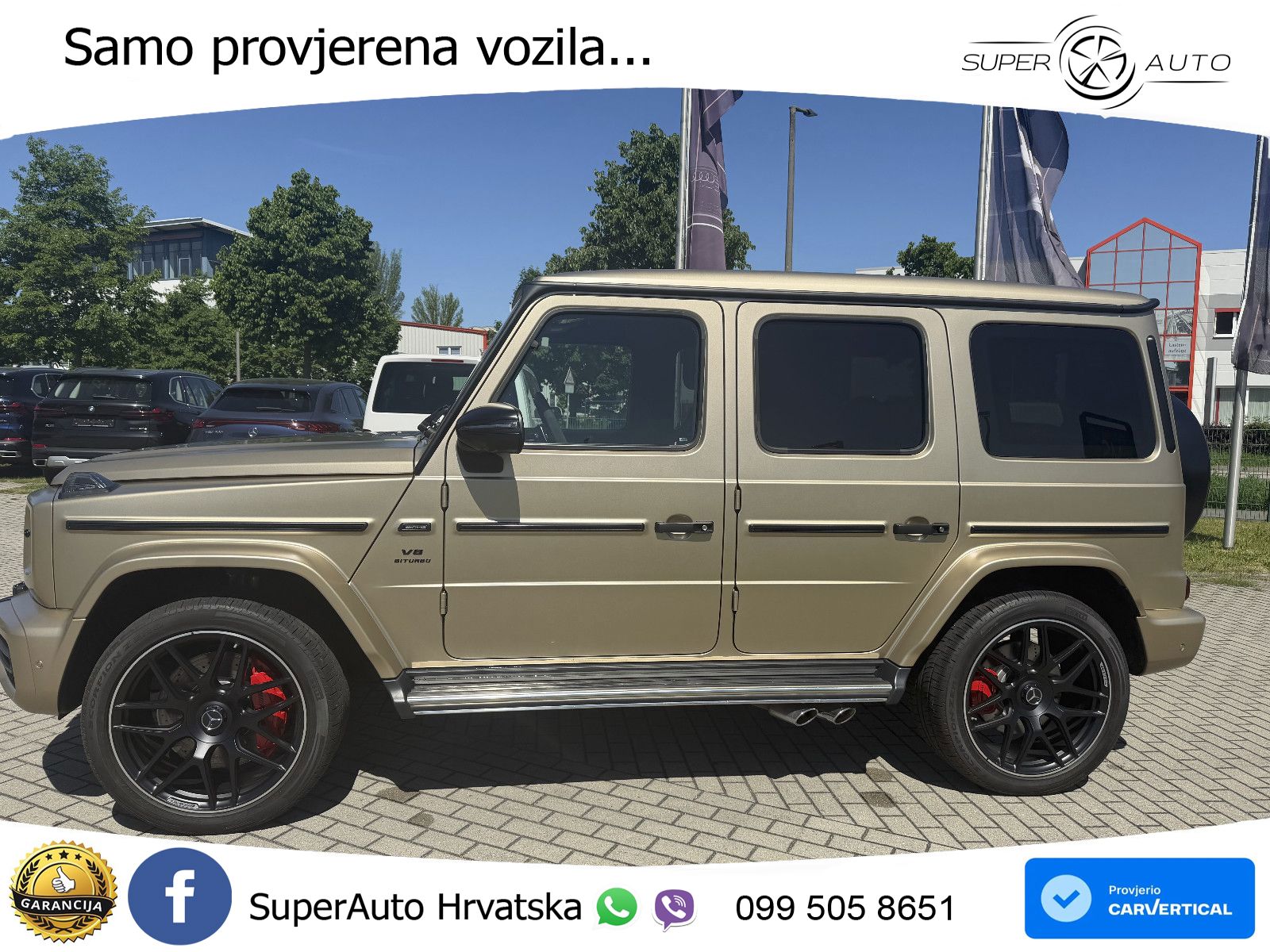 Mercedes AMG G 63 Long V8 (585 KS) 4MATIC 9G-TRONIC AMG SPEEDSHIFT PLUS Superior LED+GR SJED+ACC
