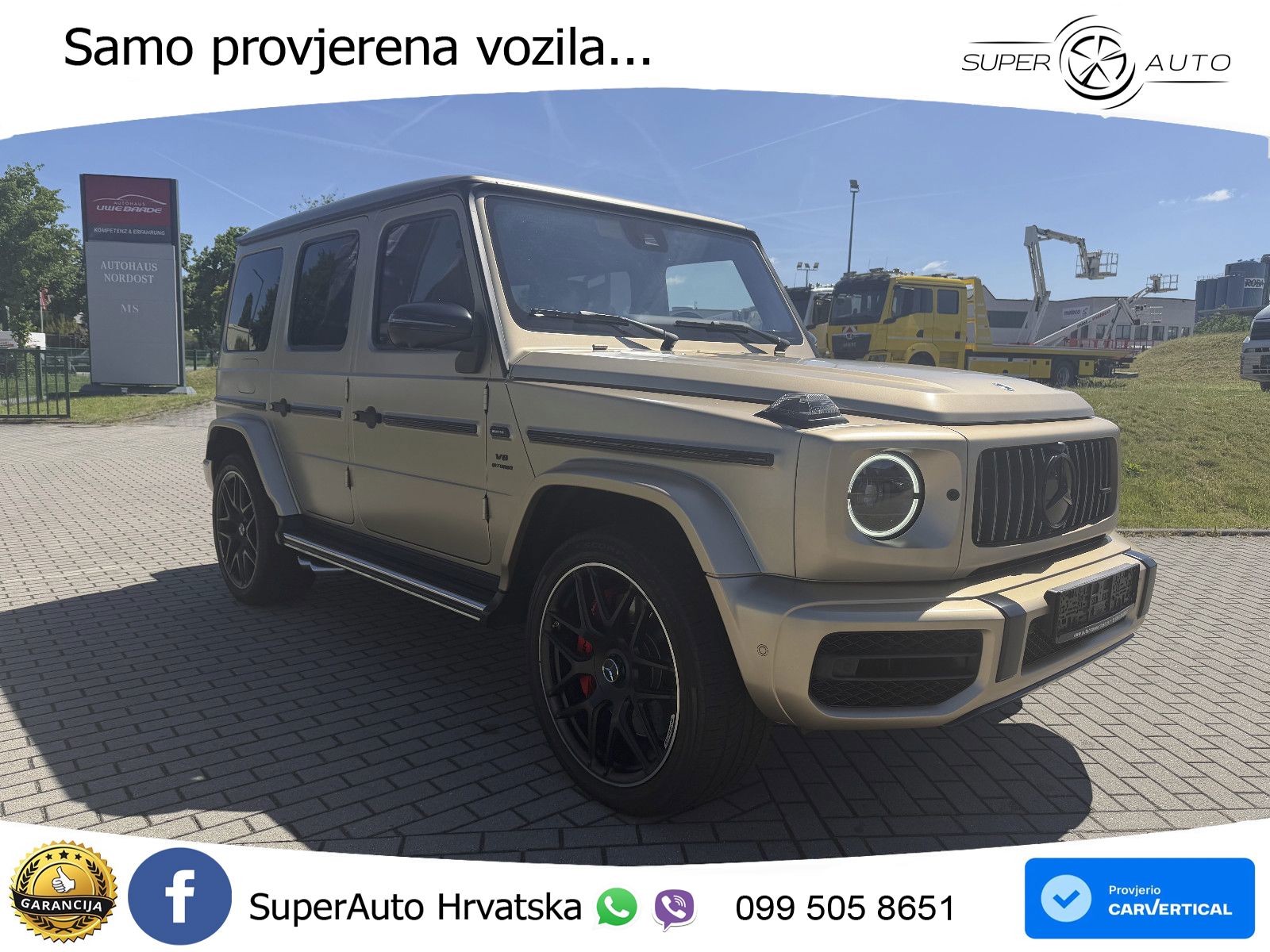 Mercedes AMG G 63 Long V8 (585 KS) 4MATIC 9G-TRONIC AMG SPEEDSHIFT PLUS Superior LED+GR SJED+ACC