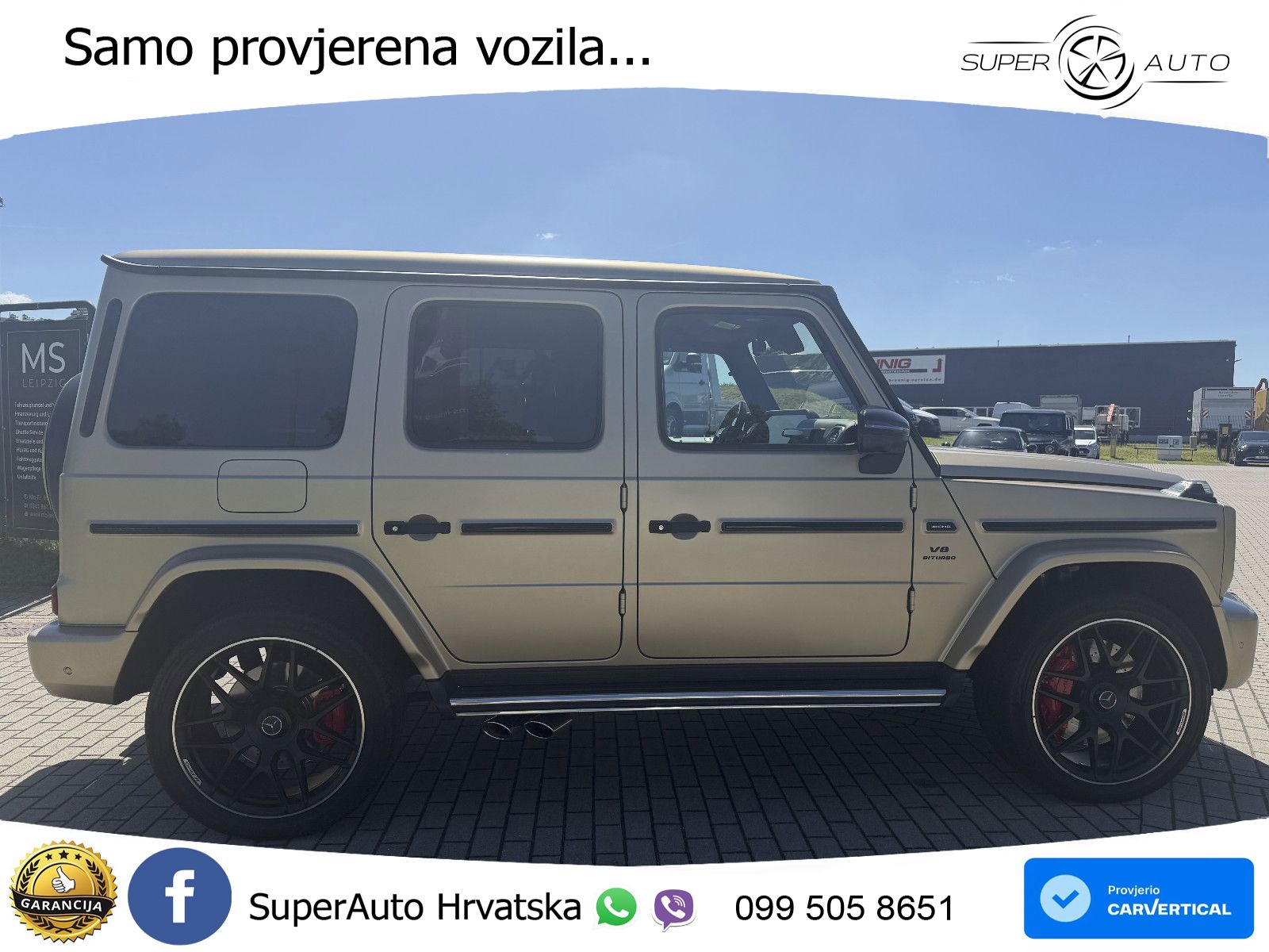 Mercedes AMG G 63 Long V8 (585 KS) 4MATIC 9G-TRONIC AMG SPEEDSHIFT PLUS Superior LED+GR SJED+ACC