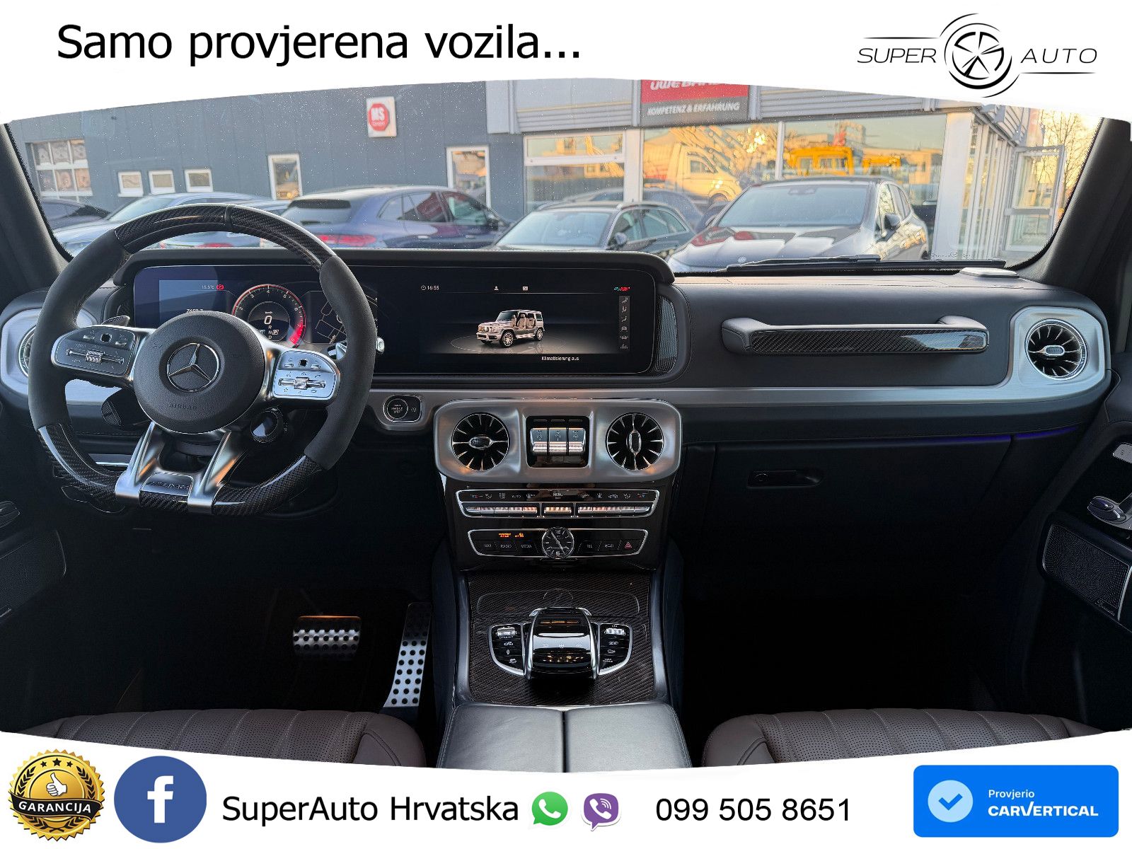 Mercedes AMG G 63 Long V8 (585 KS) 4MATIC 9G-TRONIC AMG SPEEDSHIFT PLUS Superior LED+GR SJED+ACC