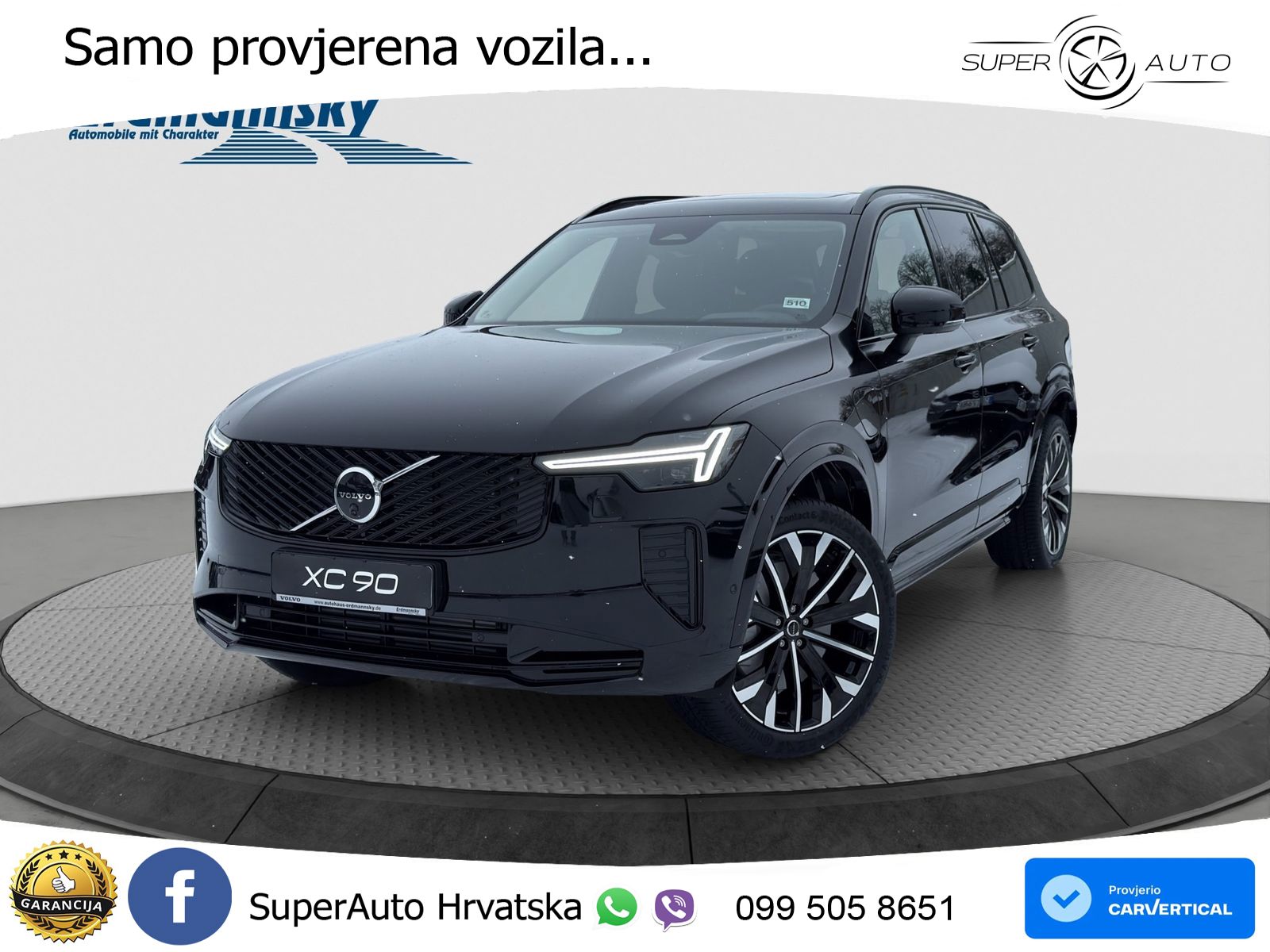 Volvo XC90 2.0 T8 AWD Automatic ACC+HEAD+4xGR SJED+360+PANO