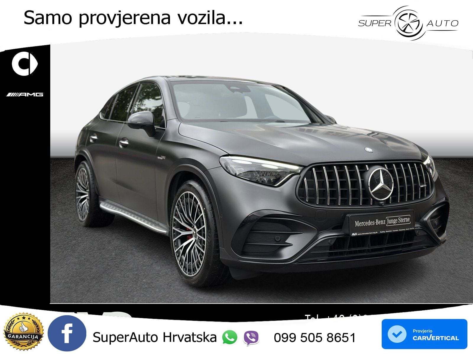 Mercedes GLC Coupe AMG 63 S E PERFORMANCE (680 KS) 4MATIC AMG SPEEDSHIFT MCT 9G ACC+GR SJED+360+PANO