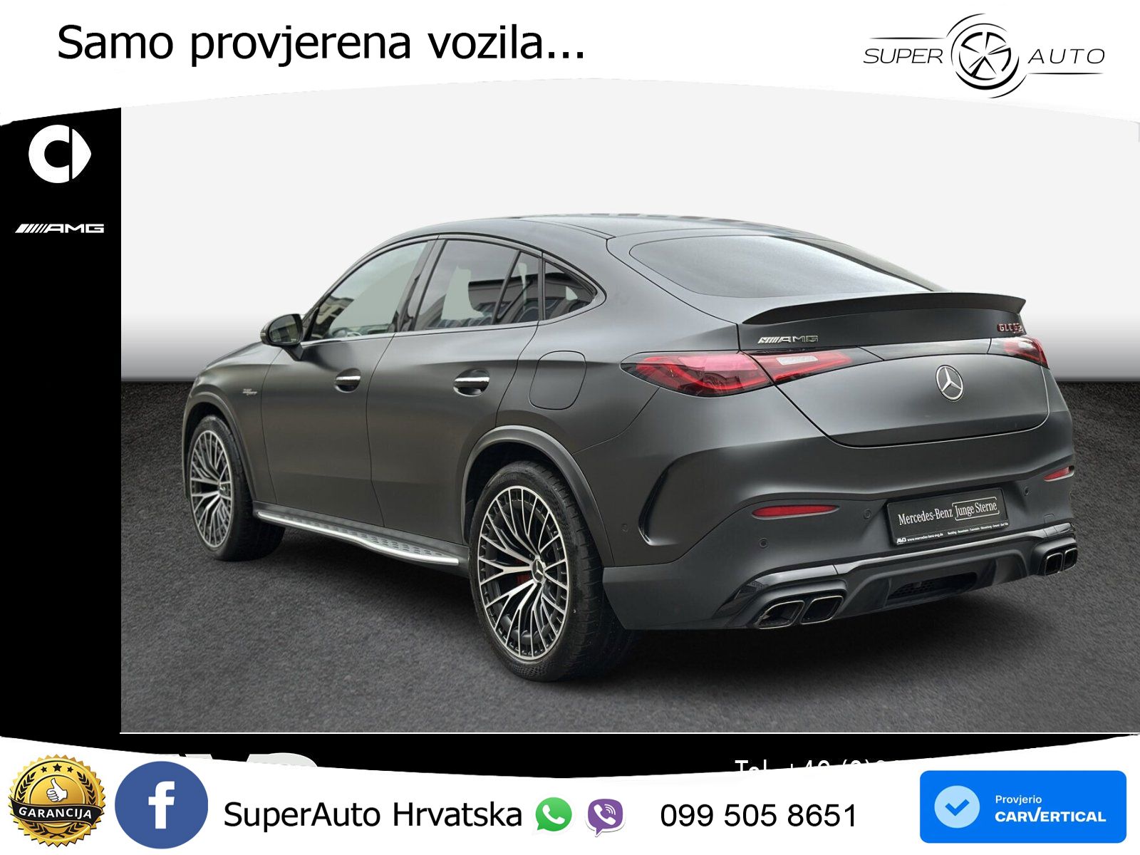 Mercedes GLC Coupe AMG 63 S E PERFORMANCE (680 KS) 4MATIC AMG SPEEDSHIFT MCT 9G ACC+GR SJED+360+PANO