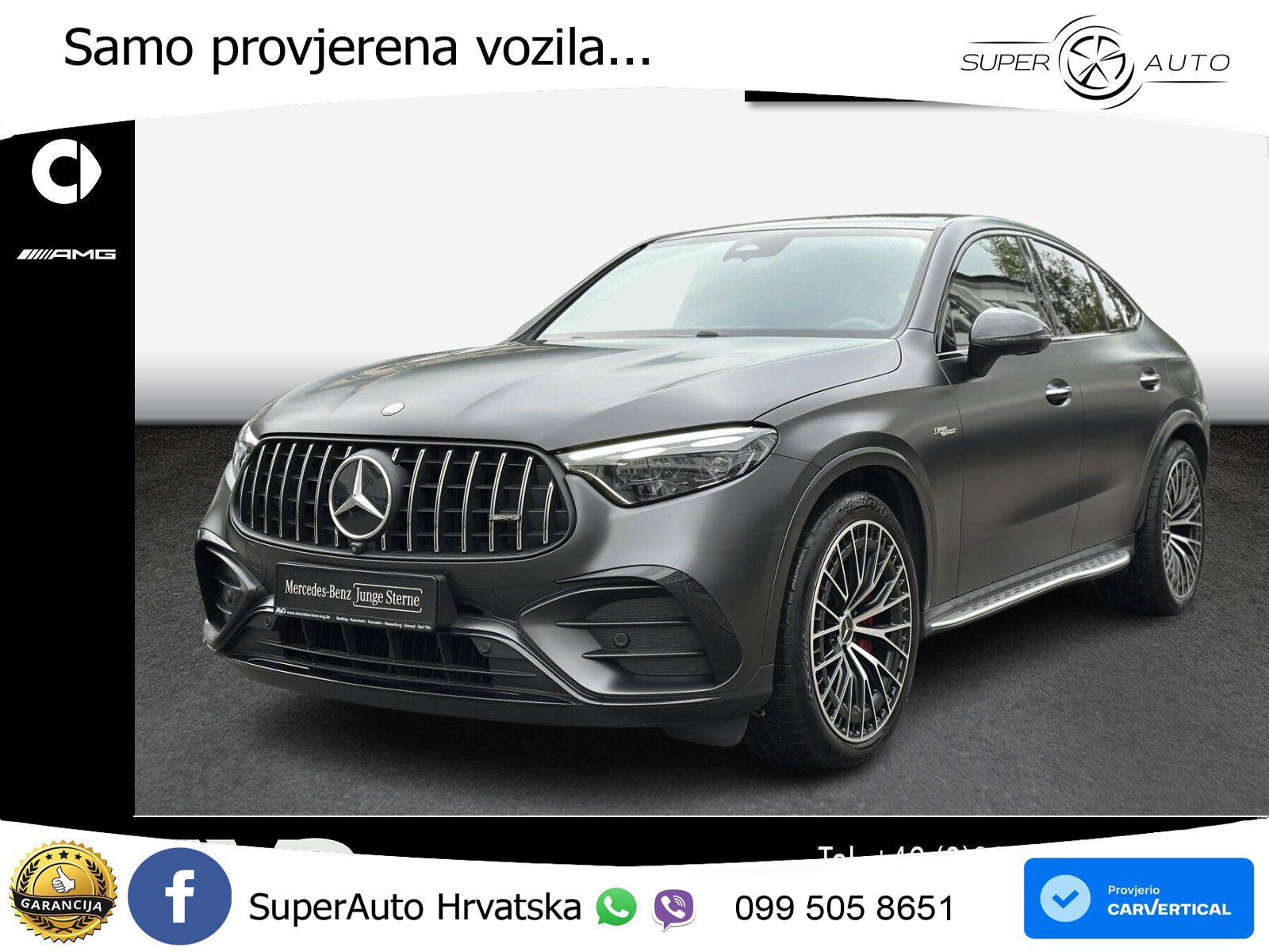 Mercedes GLC Coupe AMG 63 S E PERFORMANCE (680 KS) 4MATIC AMG SPEEDSHIFT MCT 9G ACC+GR SJED+360+PANO