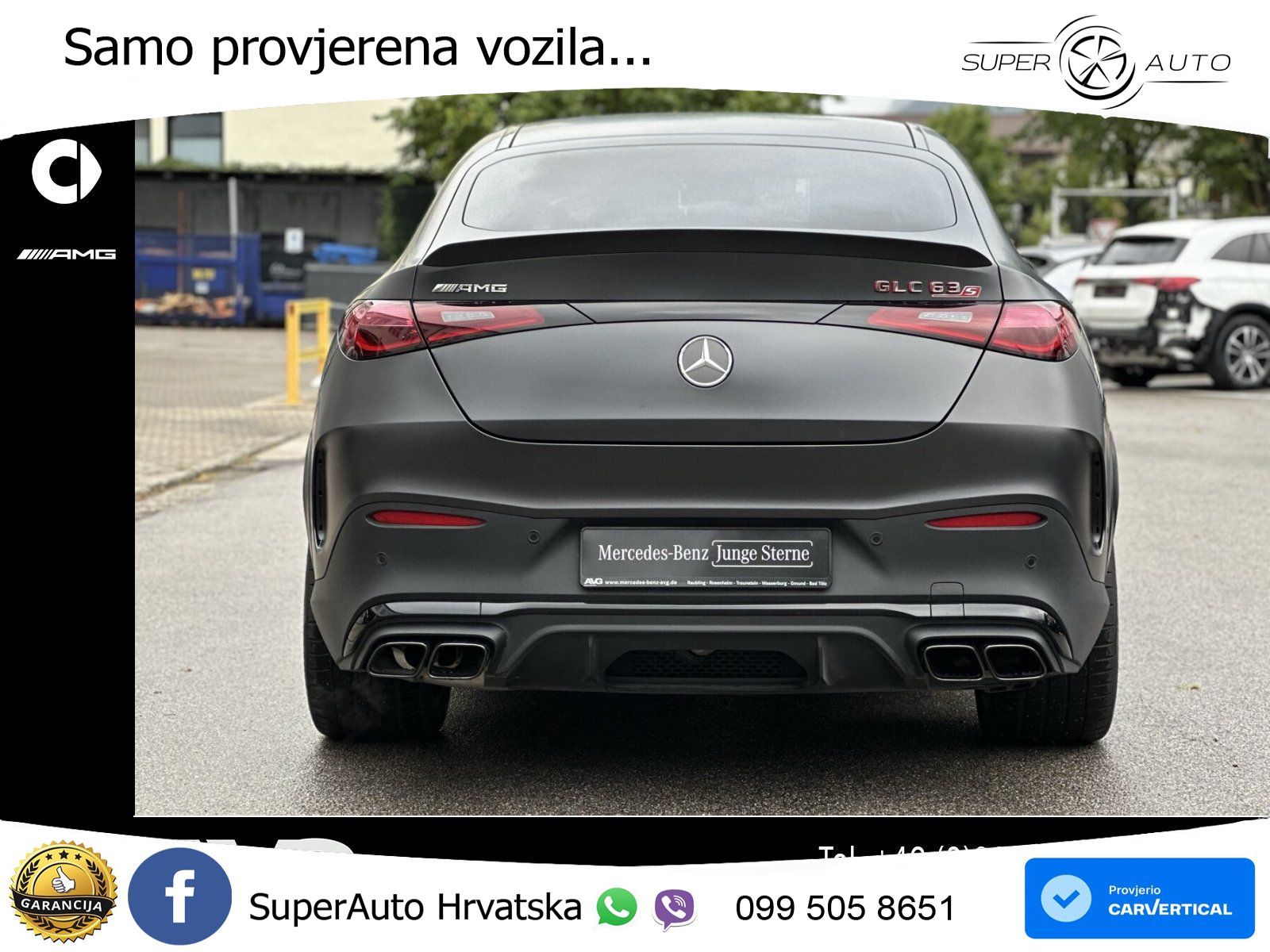Mercedes GLC Coupe AMG 63 S E PERFORMANCE (680 KS) 4MATIC AMG SPEEDSHIFT MCT 9G ACC+GR SJED+360+PANO