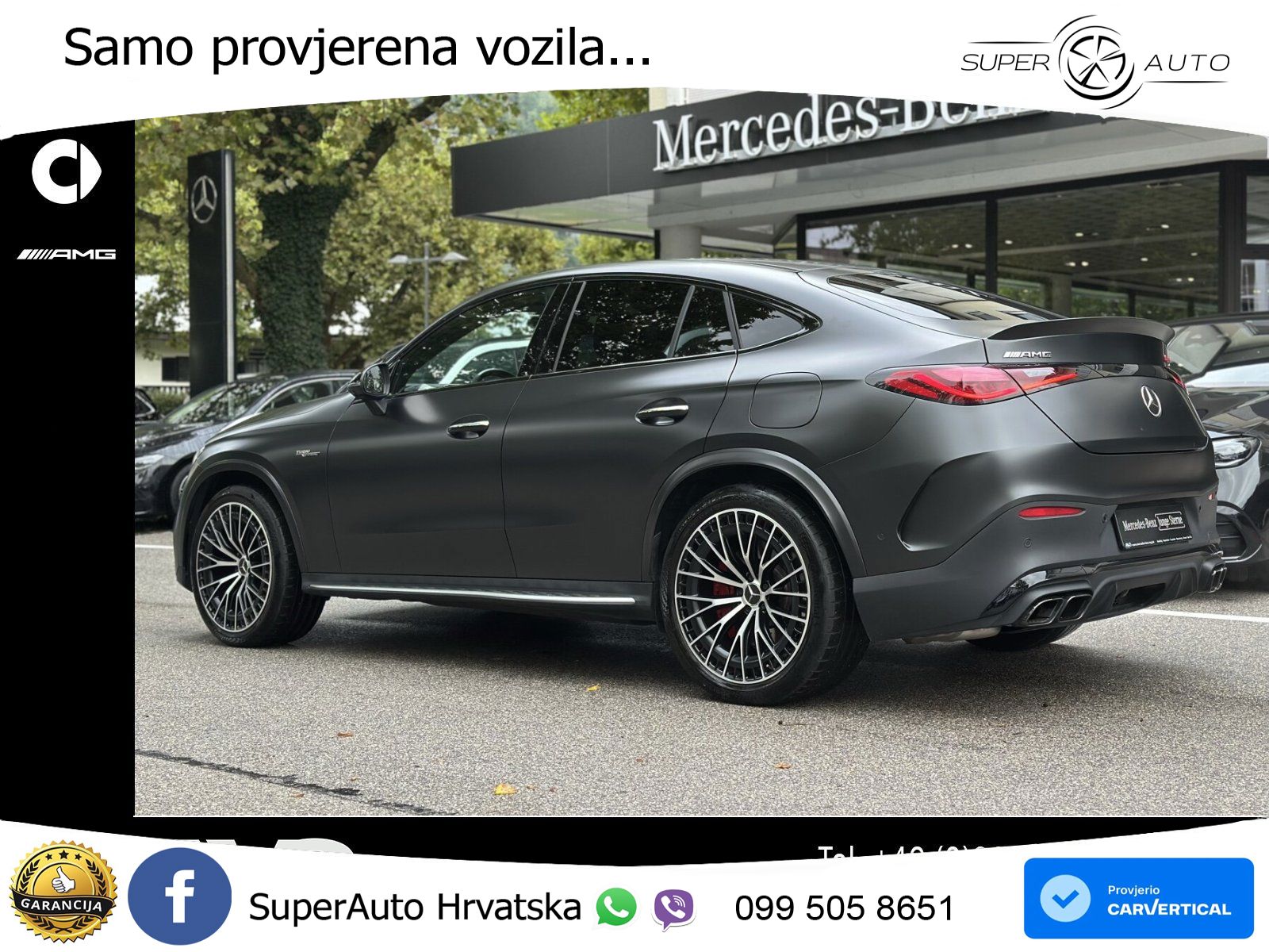 Mercedes GLC Coupe AMG 63 S E PERFORMANCE (680 KS) 4MATIC AMG SPEEDSHIFT MCT 9G ACC+GR SJED+360+PANO