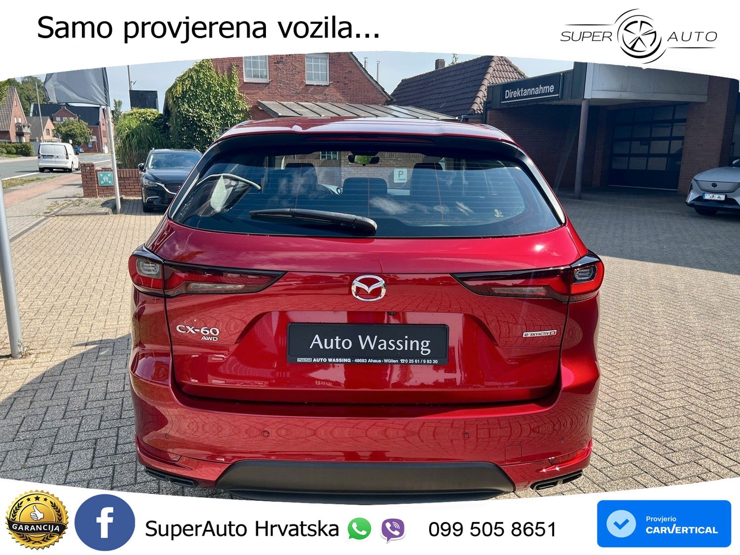 Mazda CX-60 3.3 e-Skyactiv D (254 KS) AWD Automatic LED+GR SJED+ACC