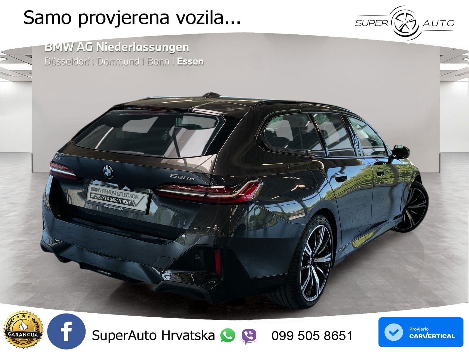 BMW 520d Touring (197 KS) xDrive Steptronic M Sport