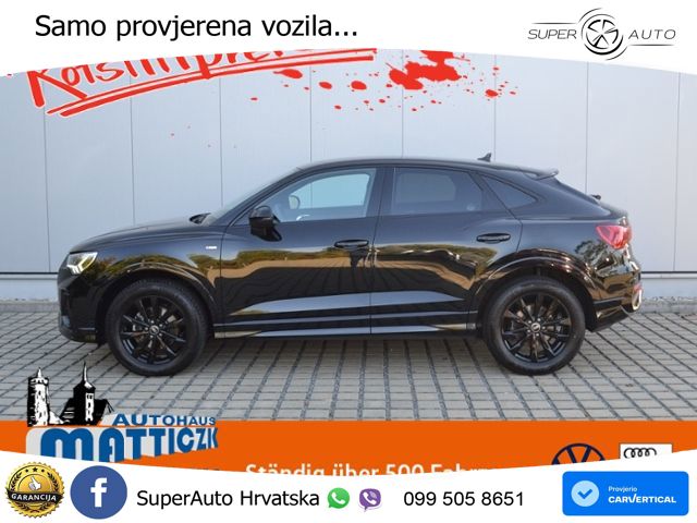Audi Q3 II Sportback 35 TFSI (150 KS) S line LED+GR SJED+ACC